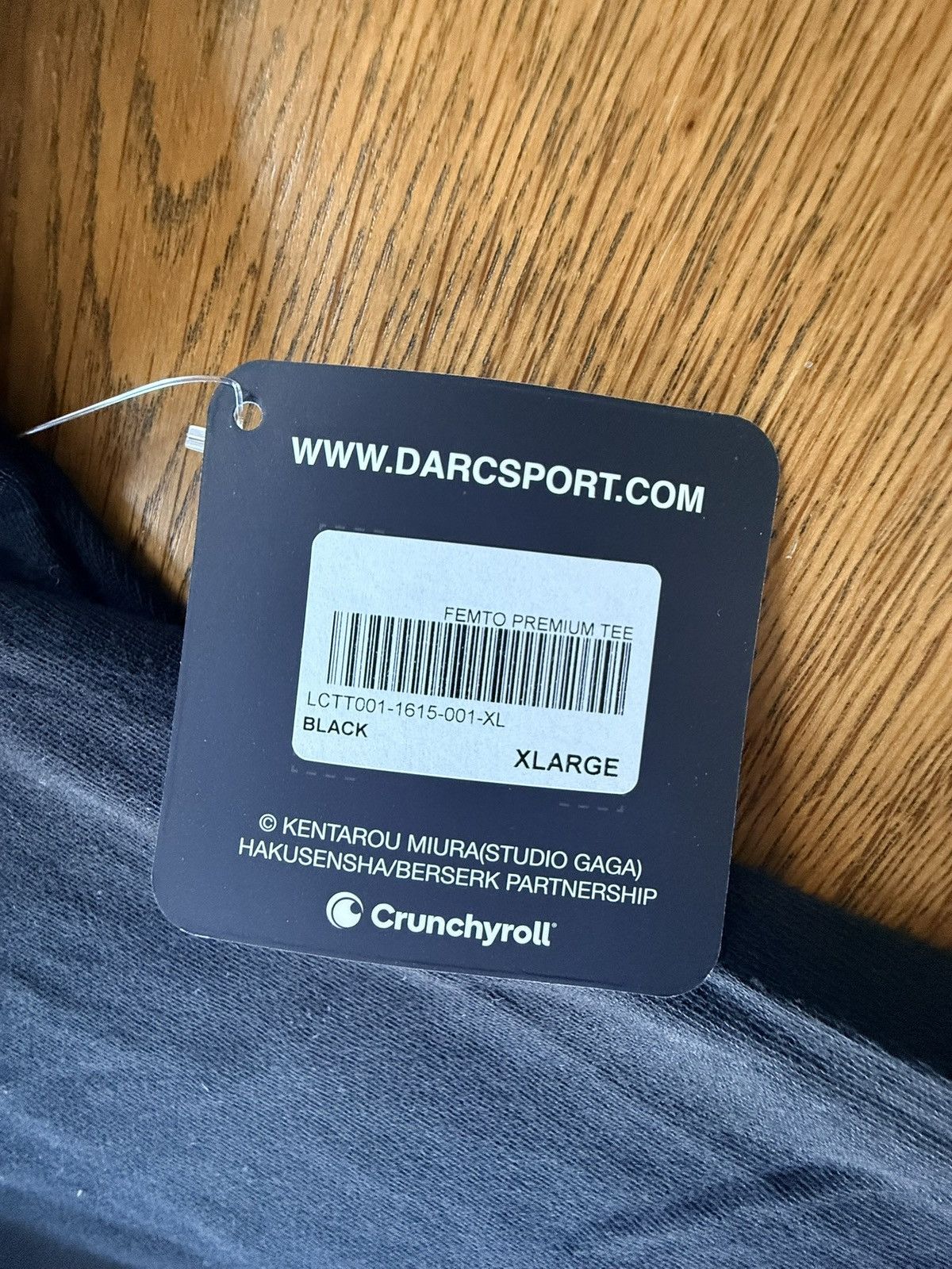 Darc Sport Darc Sport x Berserk Premium Tee — Black — NWT — #896/1000 Size US XL / EU 56 / 4 - 2 Thumbnail