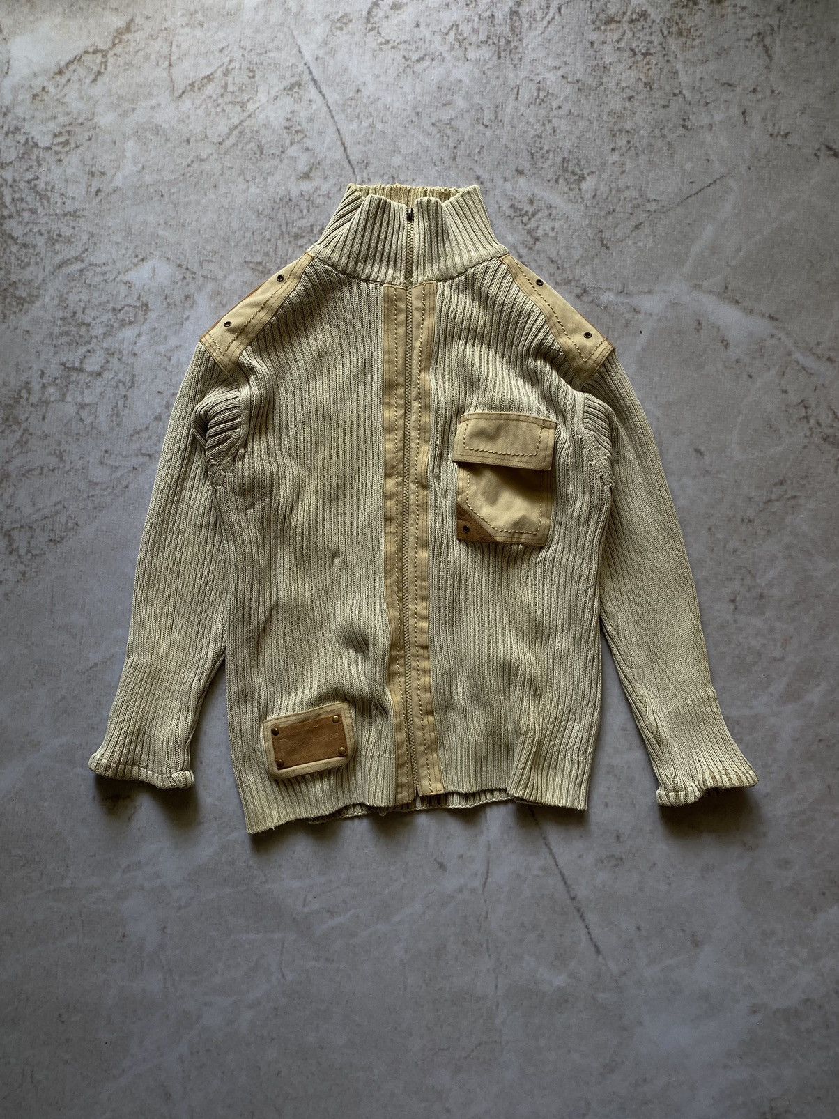 Vintage Vintage AvantGarde Knit Sweater Japanese Y2k style Size US M / EU 48-50 / 2 - 1 Thumbnail