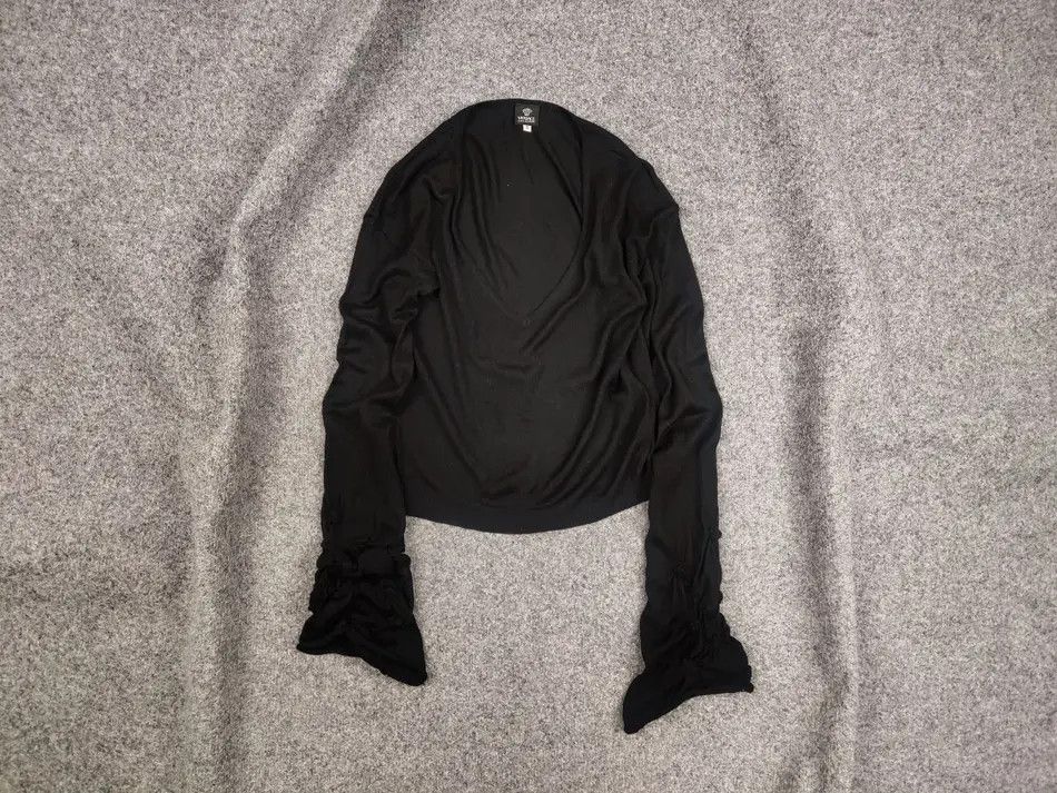 Versace Jeans Couture Versace Jeans Couture Vintage V Check Sweater Long Sleeve Size S / US 4 / IT 40 - 1 Thumbnail