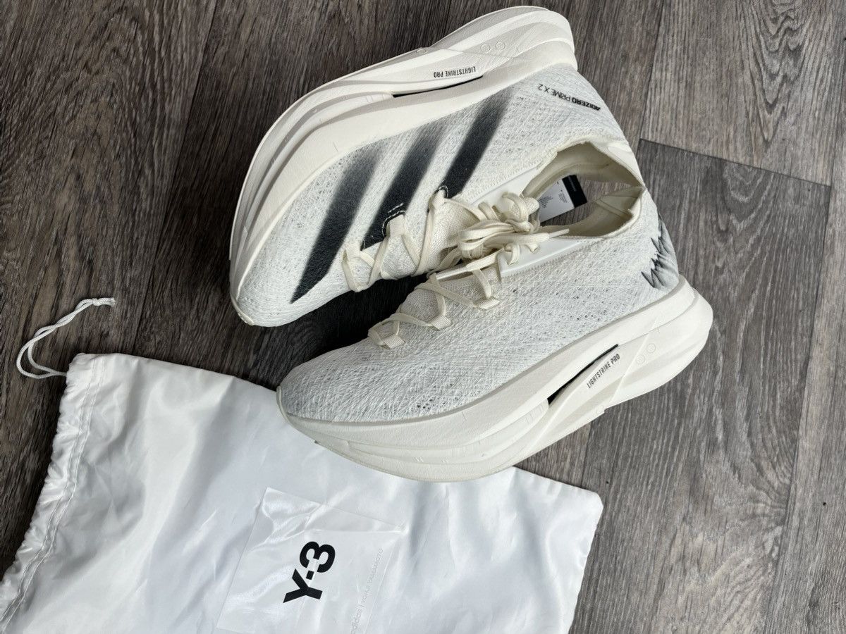 Adidas × Y-3 × Yohji Yamamoto Adidas Y-3 Yohji Yamamoto Prime X2 Strung White Size US 8.5 / EU 41-42 - 6 Thumbnail