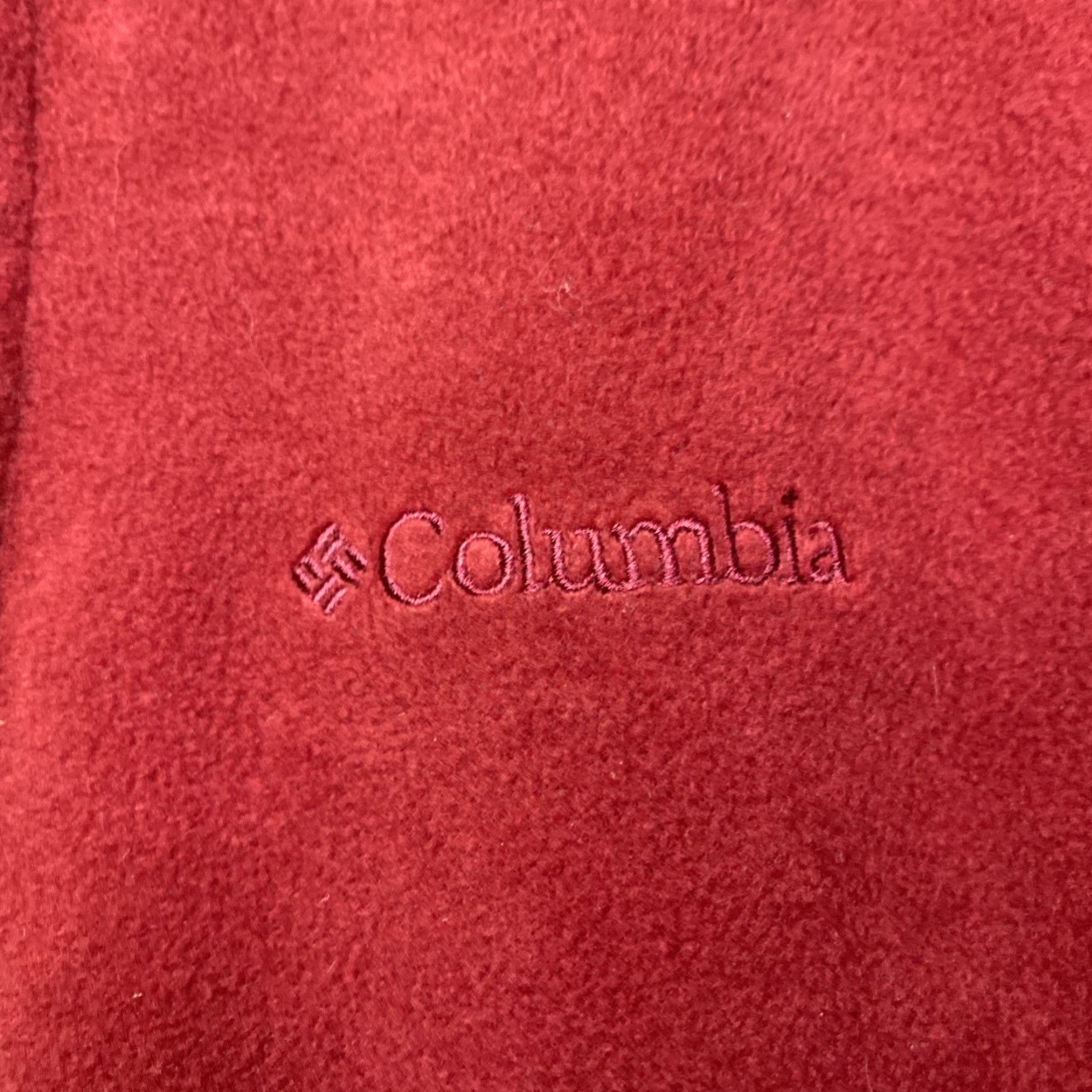 Vintage Columbia Full Zip Vest Womens Large Red Polyester Fleece Zip Pockets 22x26 Size L / US 10 / IT 46 - 3 Thumbnail