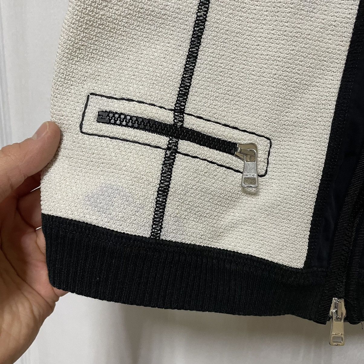 Seditionaries Vintage Designer Marc Cain Zip 00s sweater jacket vest old Size M / US 6-8 / IT 42-44 - 7 Thumbnail