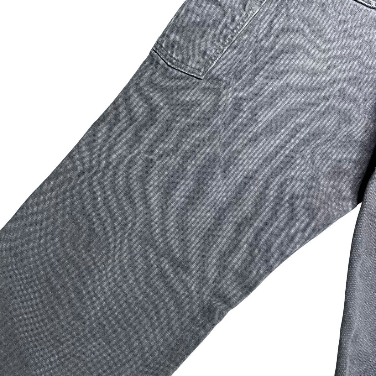 Carhartt × Vintage 2000s Carhartt Brown Carpenter Canvas Distressed Pants Size US 33 - 14 Thumbnail