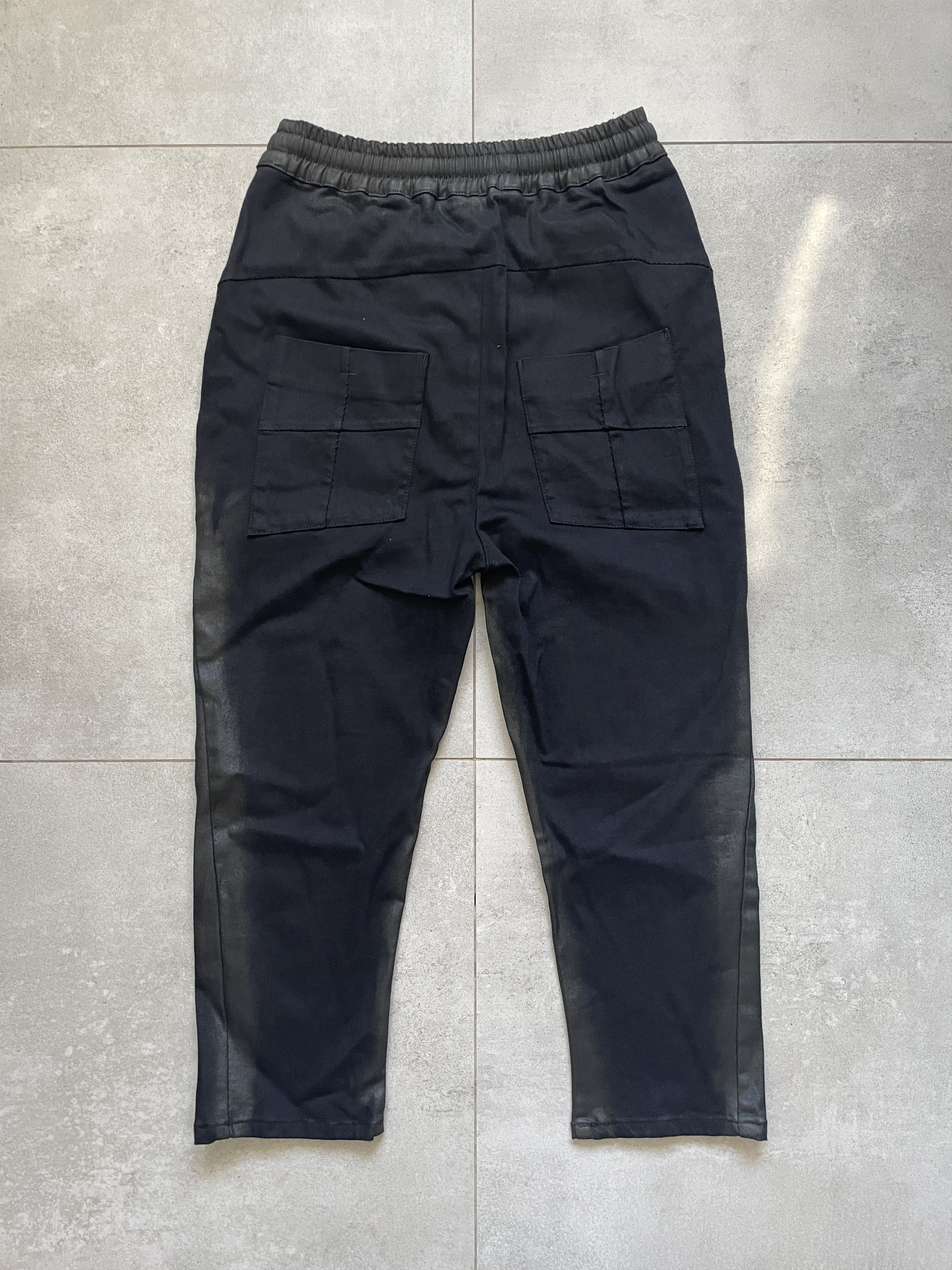Thom Krom BLACK THOM KROM DROPPED CROTCH JOGGER RICK OWENS TYPE PANTS Size US 32 / EU 48 - 2 Thumbnail