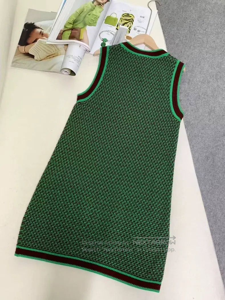 Chanel Chanel Colour block sleeveless knitted dress Size S / US 4 / IT 40 - 3 Thumbnail