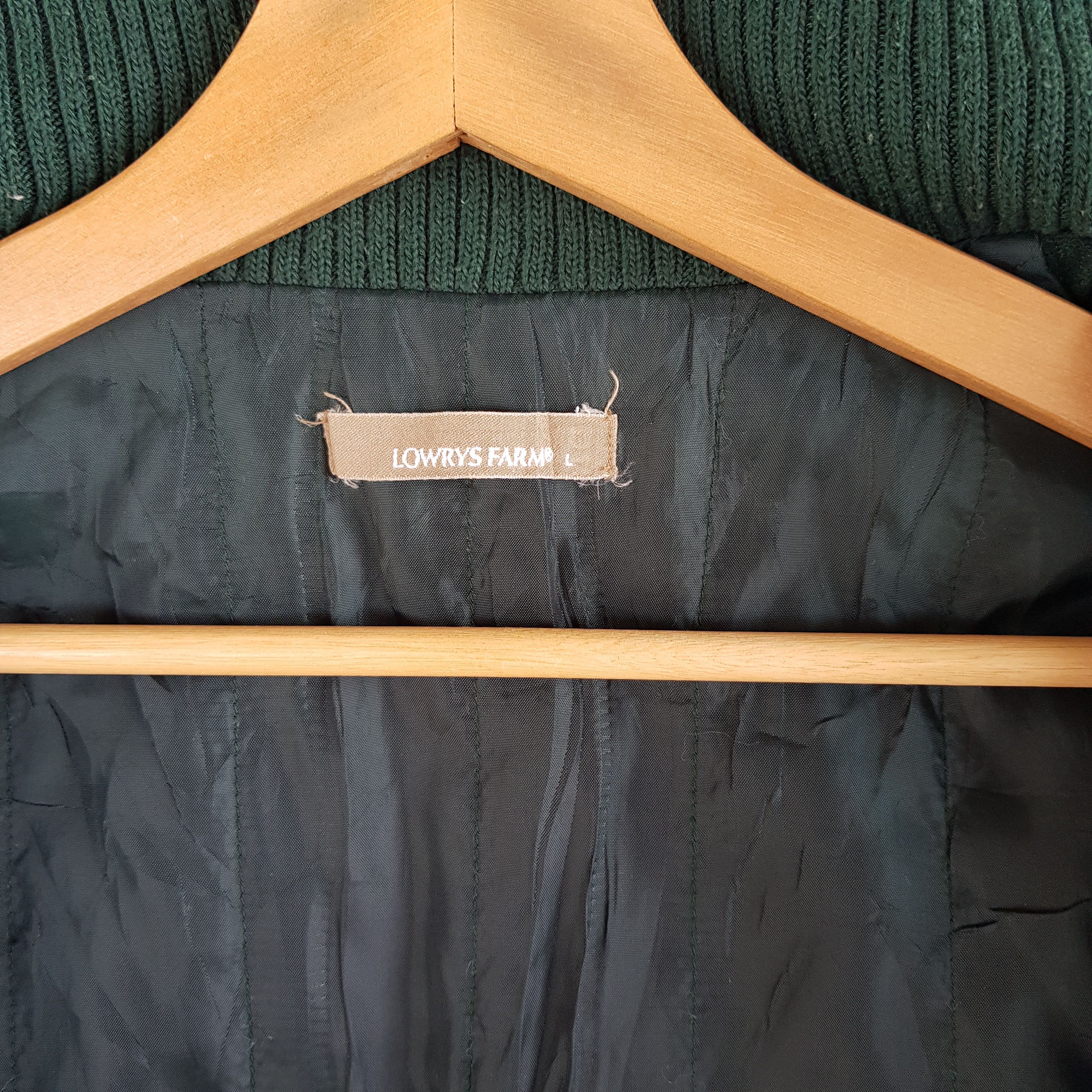 Japanese Brand × Vintage Vintage Lowrys Farm Varsity Jacket Japanese Wool Jacket Size US S / EU 44-46 / 1 - 6 Thumbnail