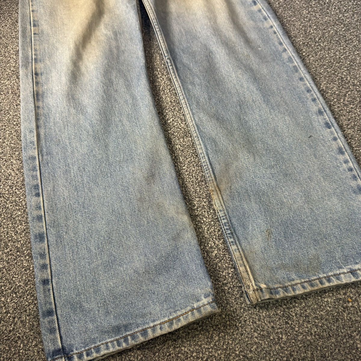 Levi's Vintage Levis 505 Regular Fit Distressed Denim W34 Size US 34 / EU 50 - 5 Thumbnail