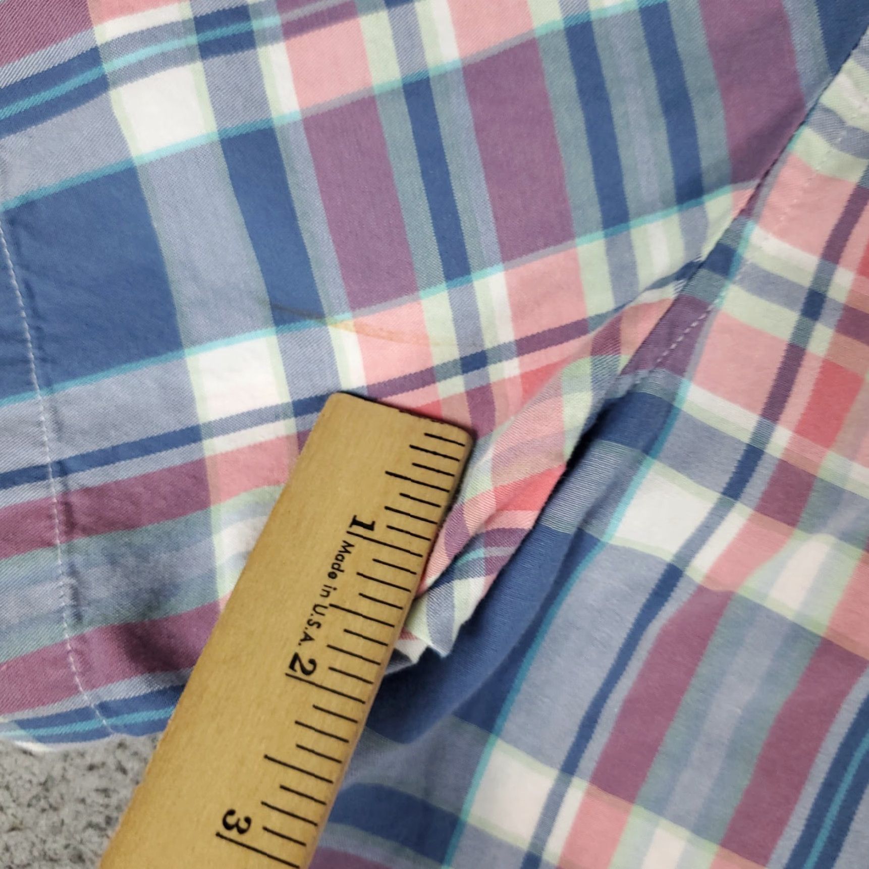 Vineyard Vines VINEYARD VINES Button-Up Shirt Mens 2XL Pink Blue Plaid Short Sleeve Casual Size US XXL / EU 58 / 5 - 7 Thumbnail