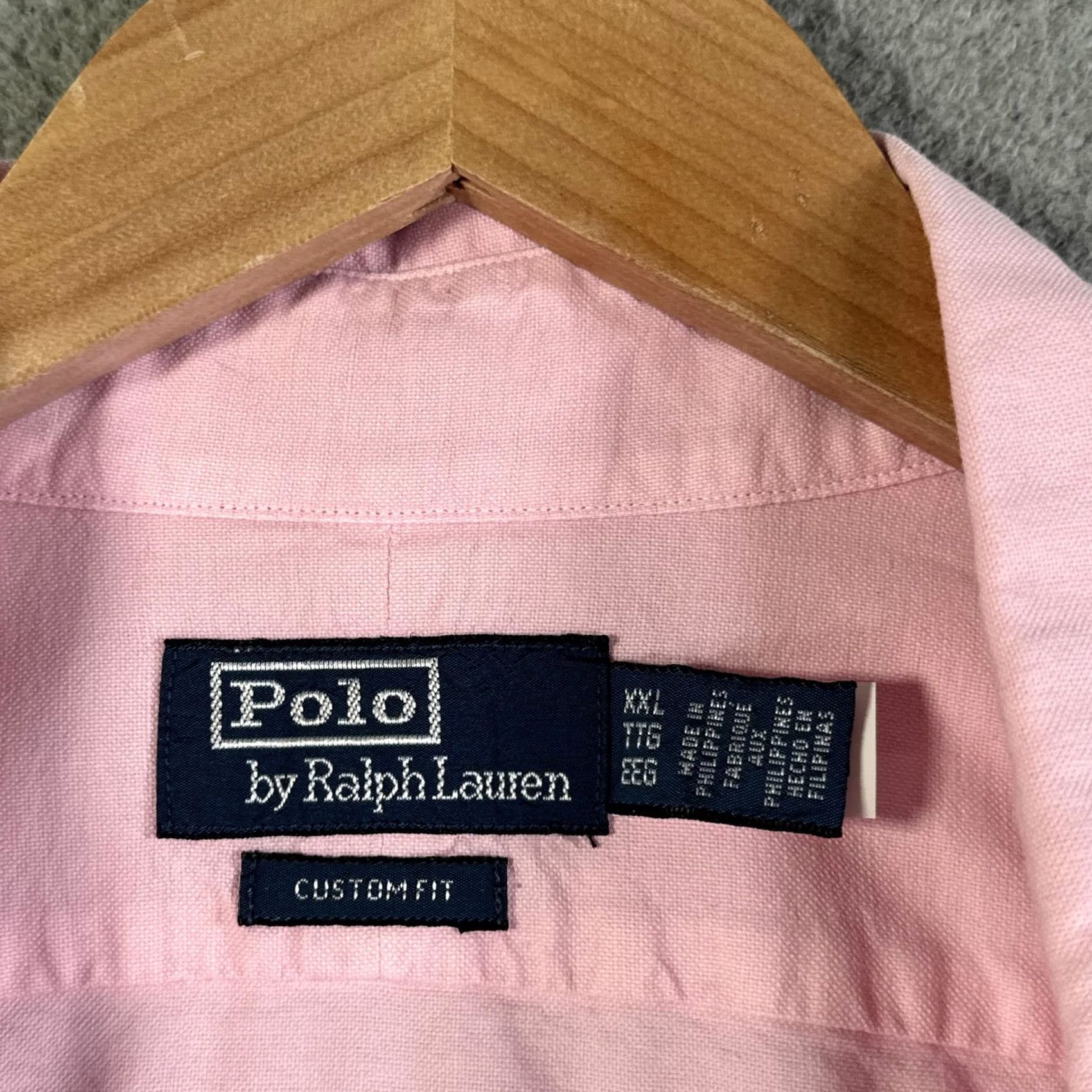 Polo Ralph Lauren Polo Ralph Lauren Shirt Mens 2XL Custom Fit Oxford Long Sleeve Sport Pony Logo Pink Size US XXL / EU 58 / 5 - 4 Thumbnail