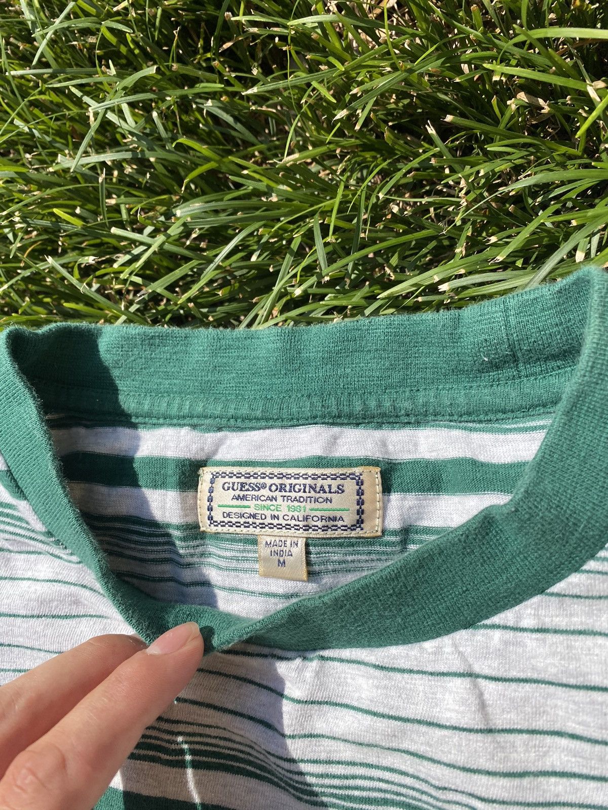 Guess Vintage Guess Striped Tee Size US M / EU 48-50 / 2 - 3 Thumbnail