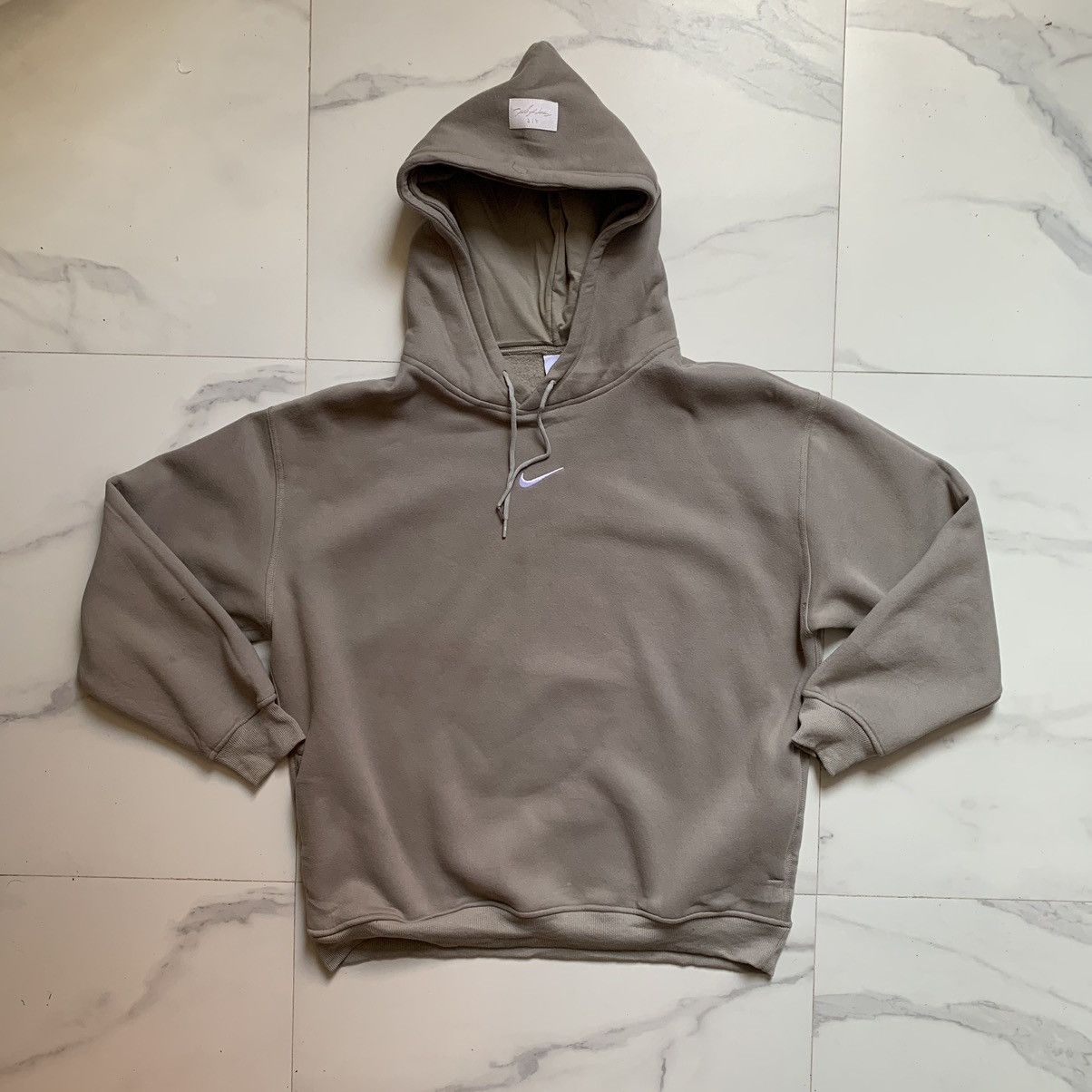 Fear of God × Nike Nike x Fear Of God Double Hood Hoodie Dust/Sail Size US L / EU 52-54 / 3 - 2 Thumbnail