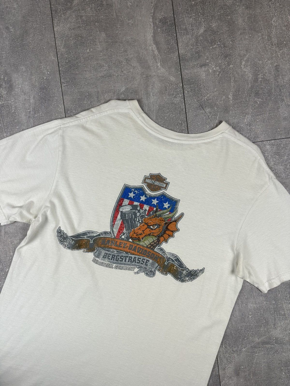 Harley Davidson Harley Davidson Motorcycles Overprint Logo T-Shirt Size US XL / EU 56 / 4 - 9 Thumbnail