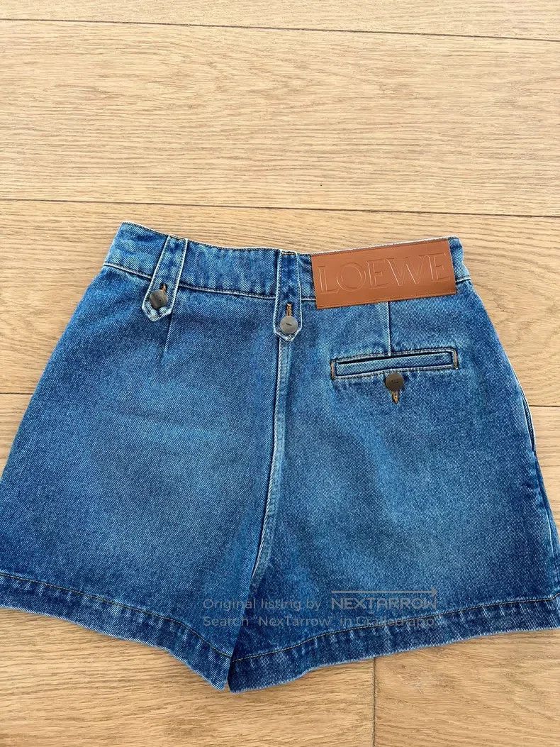 Loewe Loewe Blue denim shorts Size 24" / US 00 / IT 34 - 5 Thumbnail