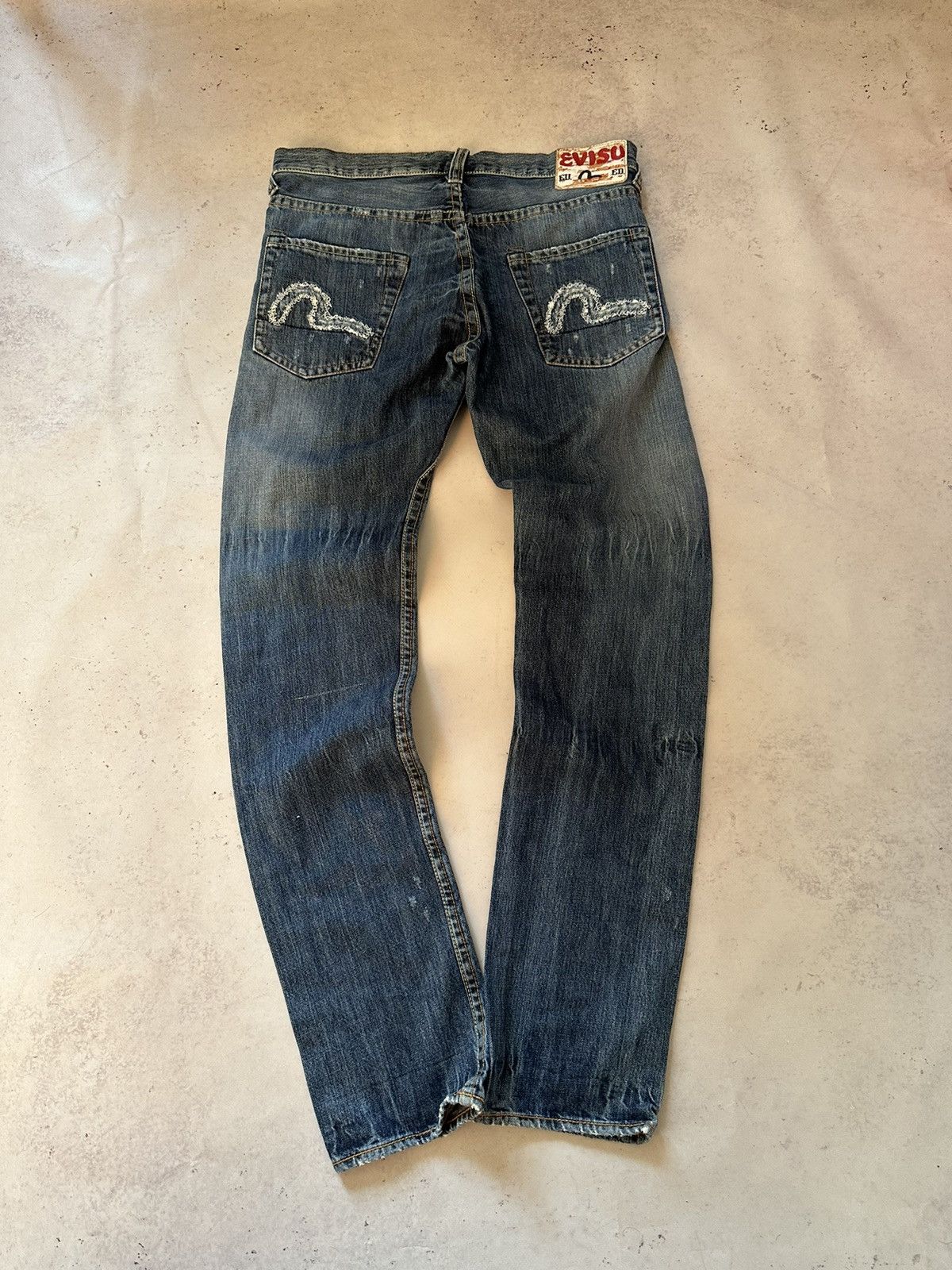 Evisu Vintage Evisu Ramen Baggy Denim Jeans Y2K 33 Size US 33 - 1 Thumbnail