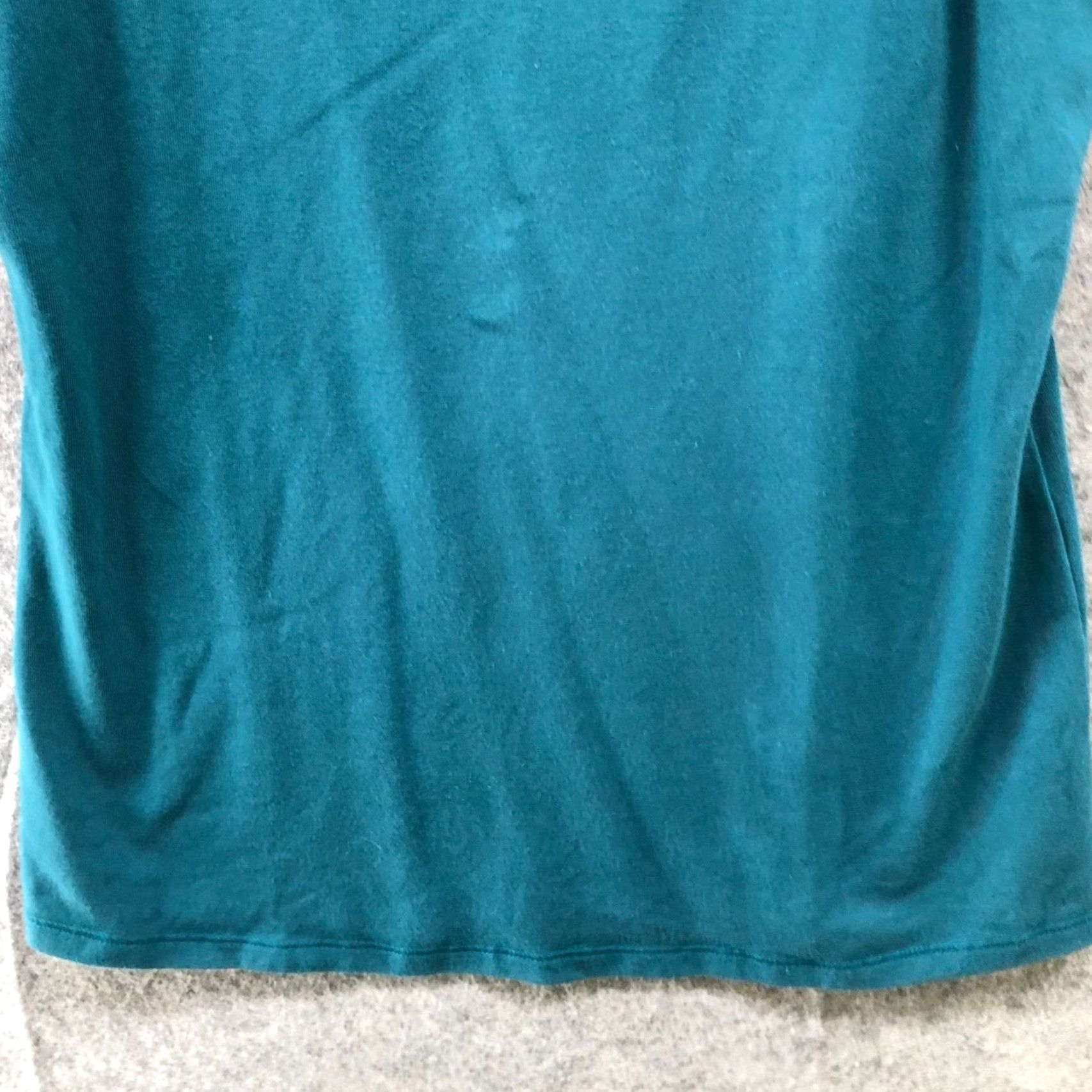 Eileen Fisher VINTAGE? No. EILEEN FISHER Tank Shirt Women XXS Teal Organic Cotton Blend Crew Neck Sleeveless 2XS Lightweight Summer Casual Size XXS / US 00 / IT 34 - 4 Thumbnail