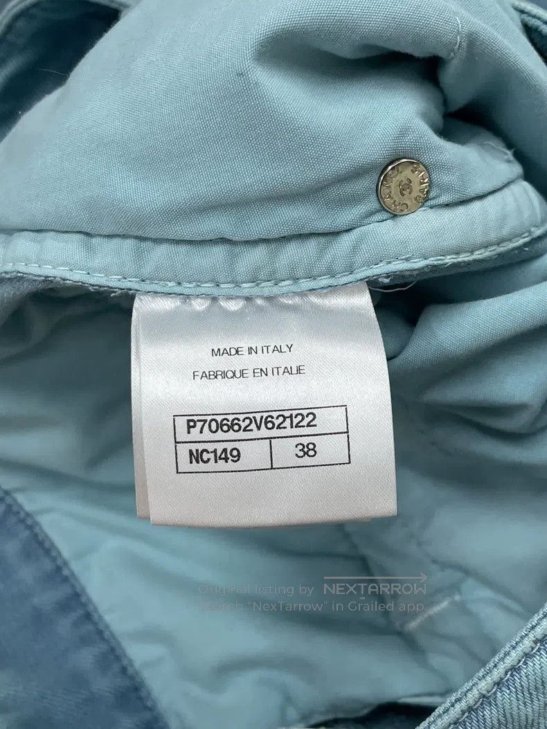 Chanel Chanel 21S Spring and Summer Series Blue Wide Leg Jeans Size 25" / US 0 / IT 36 - 6 Thumbnail