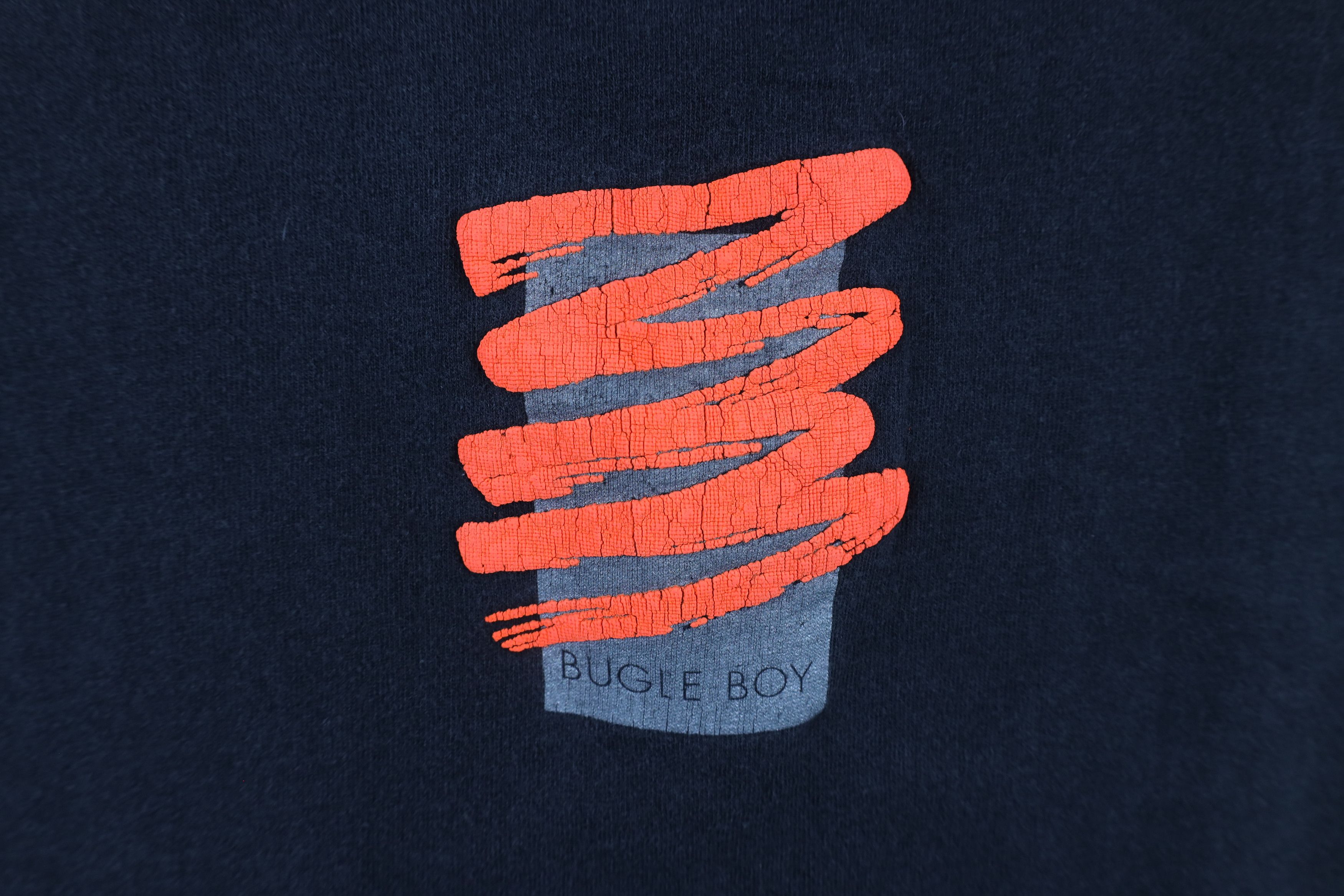 Vintage Vintage 90s Bugle Boy Out Abstract Tank Top T-Shirt Black Size US XL / EU 56 / 4 - 4 Thumbnail