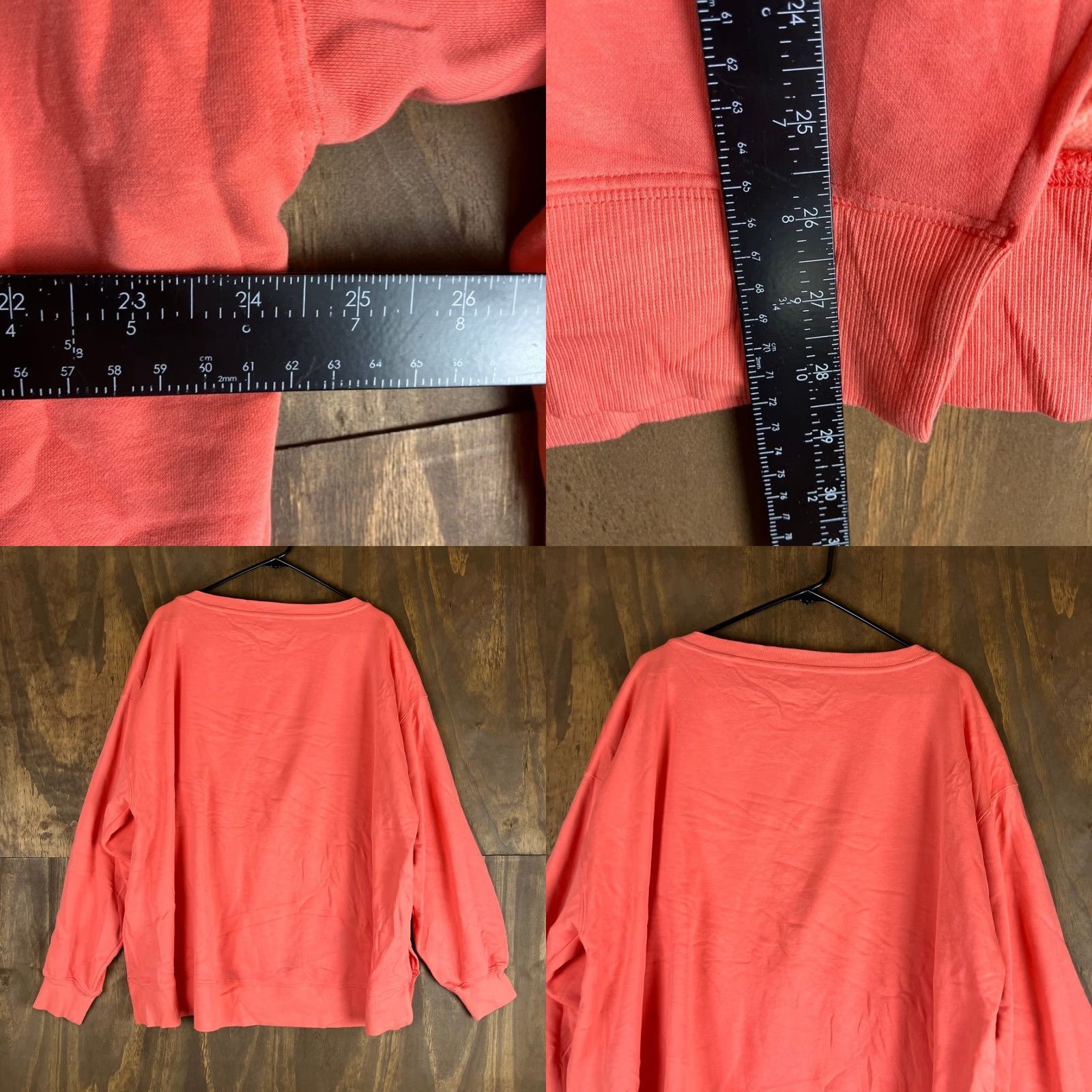 Fabletics Fabletics Womens Sweater Crew Neck Coral St Tropez Cozy Fleece Cotton Blend XL Pullover Knit Relaxed Warmth Size XL / US 12-14 / IT 48-50 - 8 Thumbnail