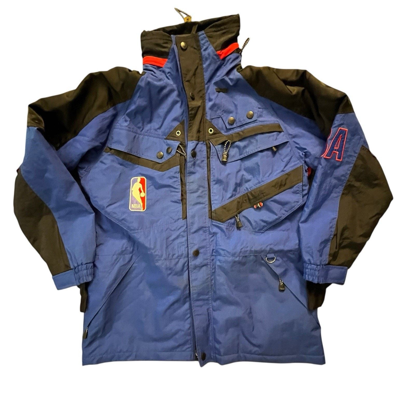 Champion Vintage 90s Champion NBA League Insulated Jacket Hooded XL Size US XL / EU 56 / 4 - 1 Thumbnail