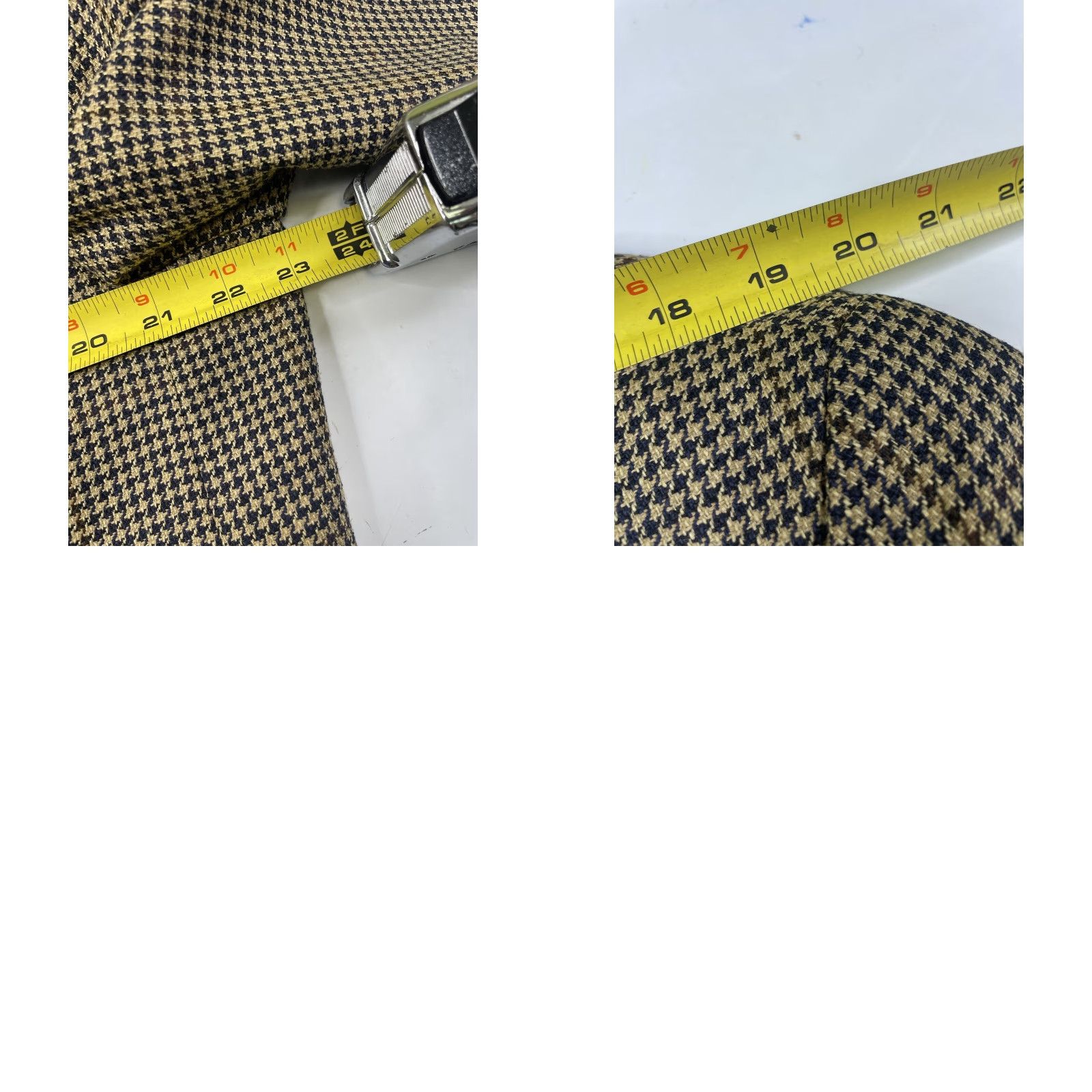 Ralph Lauren Ralph Lauren Sport Coat Blazer Men's 43T Brown Houndstooth Wool Silk Tweed Notch Lapel Single-Breasted Classic University Blazer Mens 43T Brown Size US XL / EU 56 / 4 - 8 Thumbnail