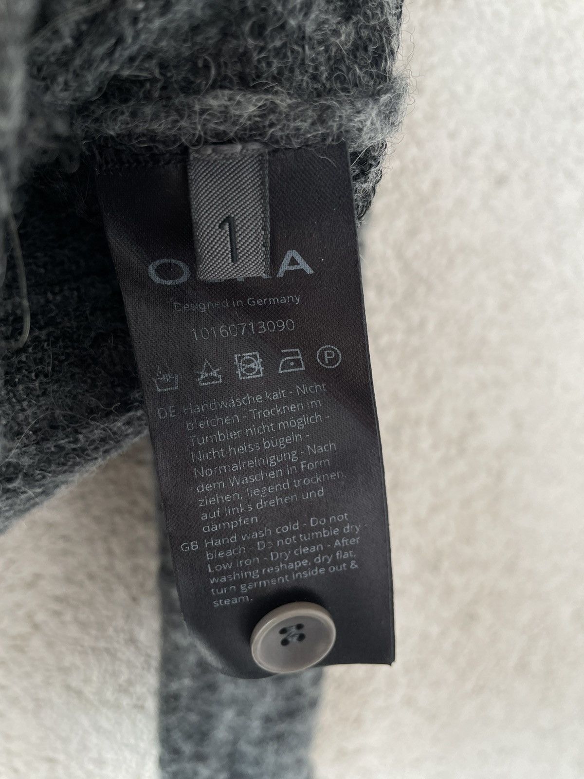 OSKA OSKA Grey Linen/Alpaca/Wool Soft Women Cardigan Size 1/S-M Size S / US 4 / IT 40 - 9 Thumbnail