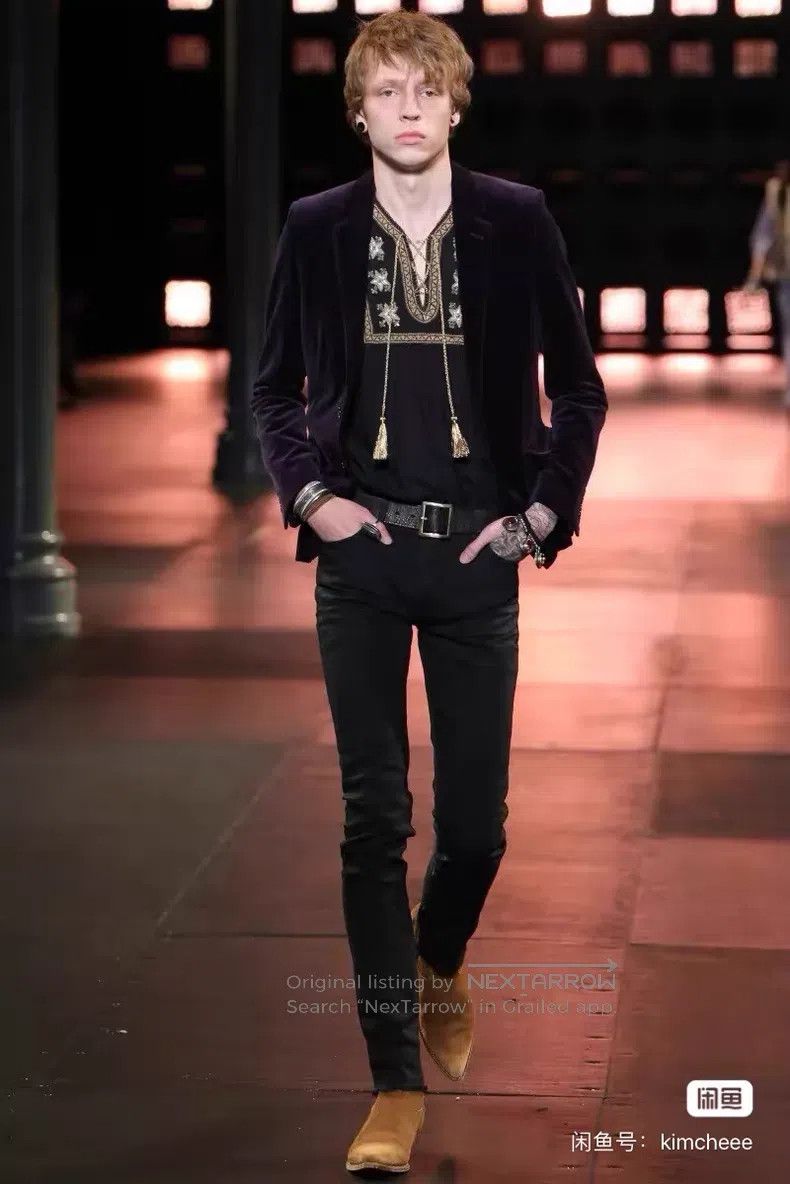 Saint Laurent Paris Saint Laurent Paris Square Buckle Belt i Size ONE SIZE - 7 Thumbnail