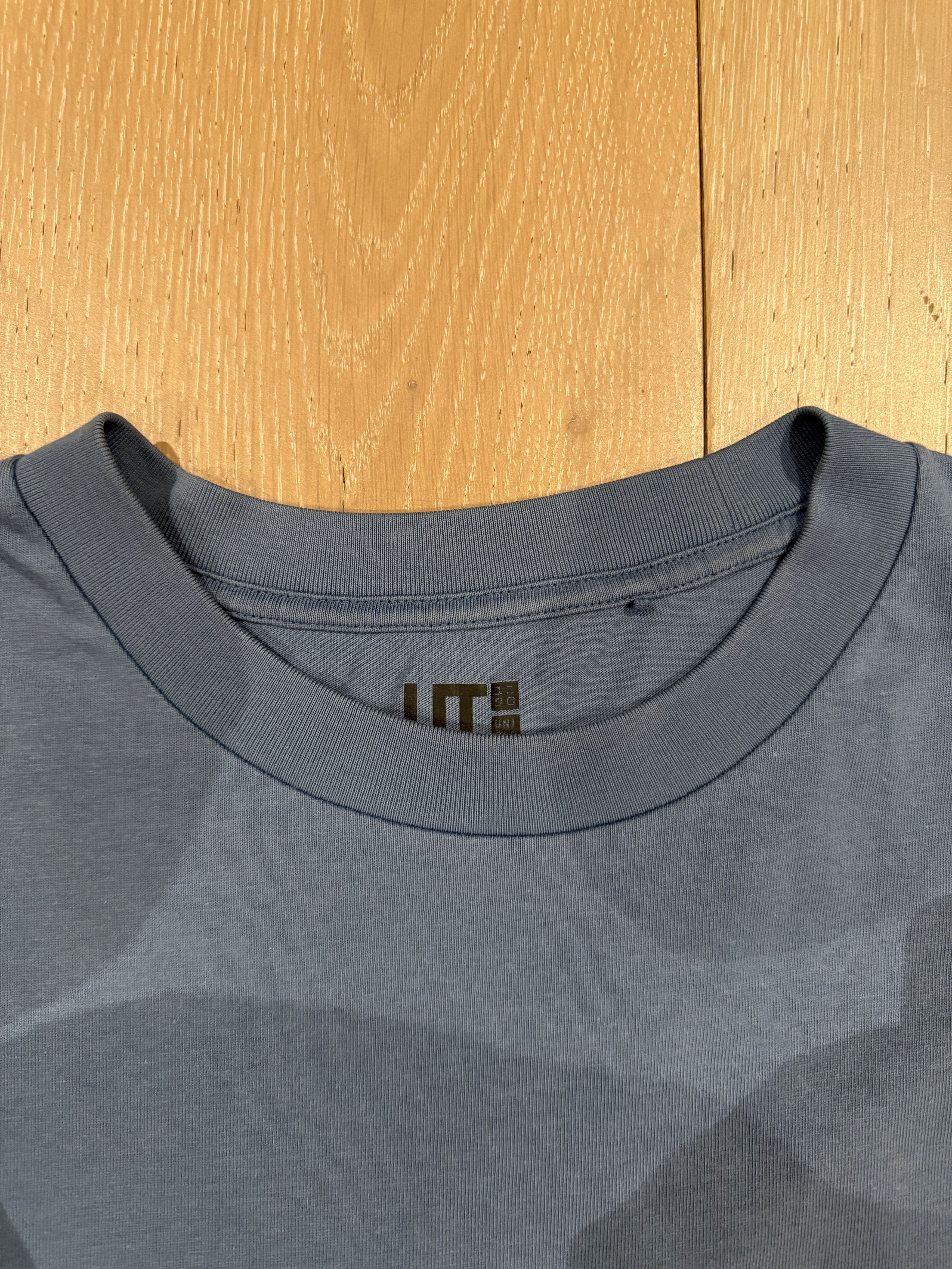Uniqlo 💚 Uniqlo x New Order x Peter Saville Blue Factory Tee Large Size US L / EU 52-54 / 3 - 4 Thumbnail