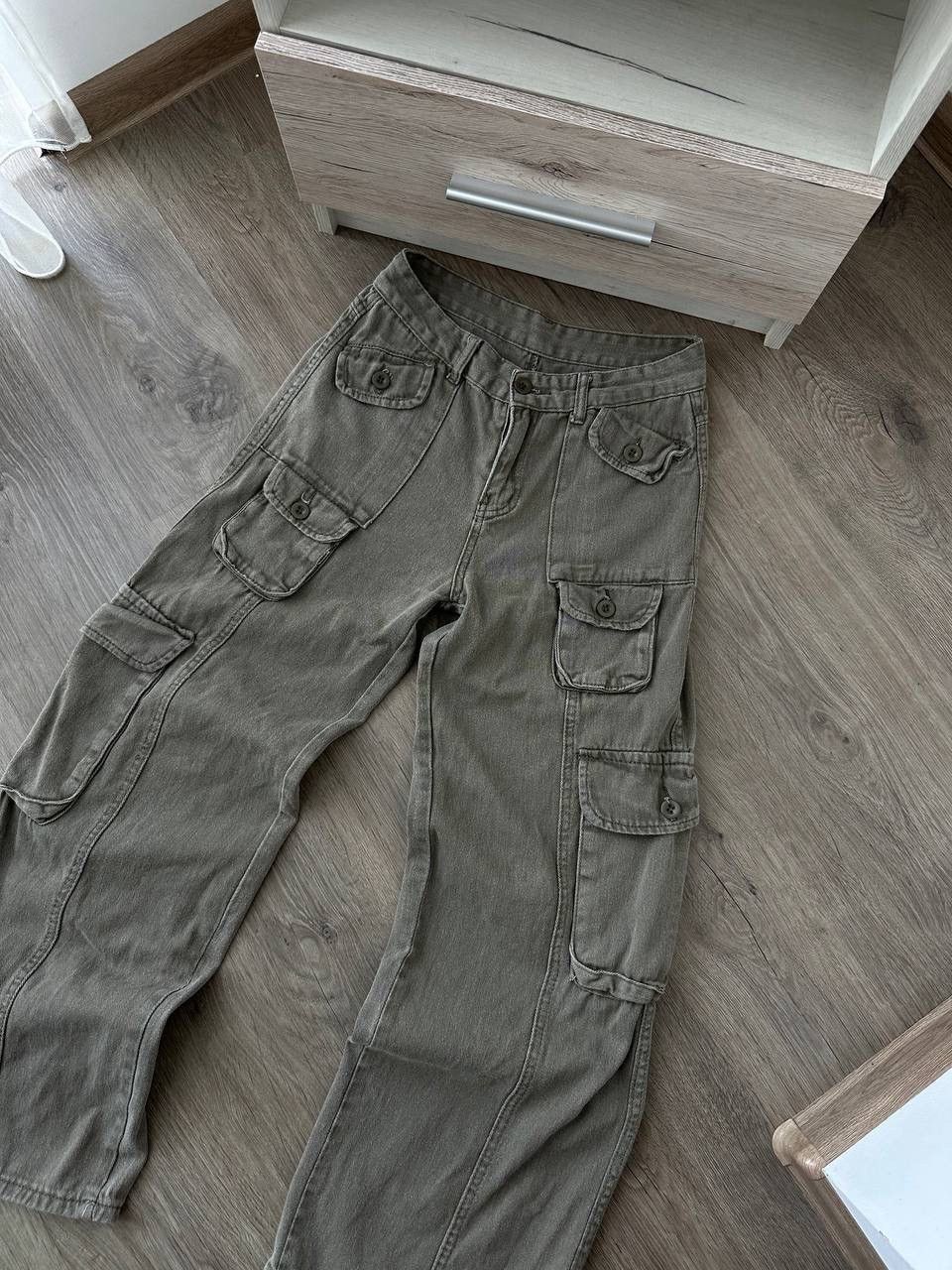 Japanese Brand × Vintage Vintage Japanese Patch Work Pocket Cargo Pants Size US 34 / EU 50 - 6 Thumbnail