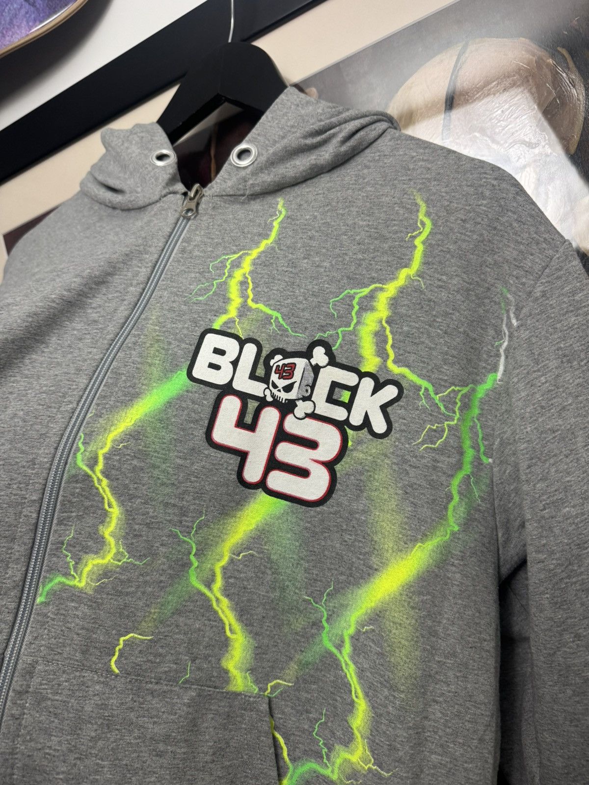 Vintage DC Monster Energy Ken Block 43 Zip Hoodie Y2K Thunder Rare Size US XL / EU 56 / 4 - 2 Thumbnail