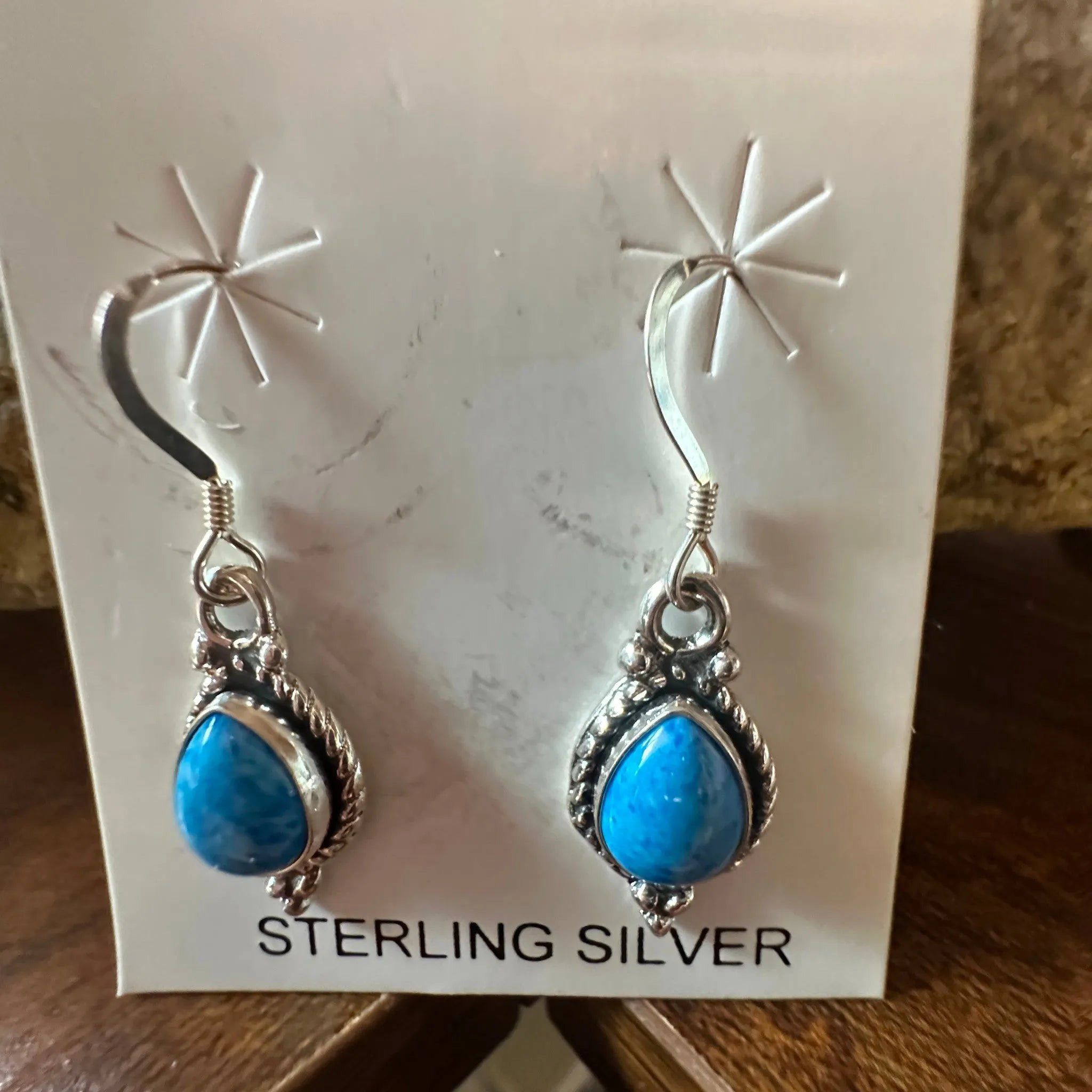 Other Southwestern Charm: Sterling Silver Turquoise Dangle Earring Size ONE SIZE - 2 Thumbnail
