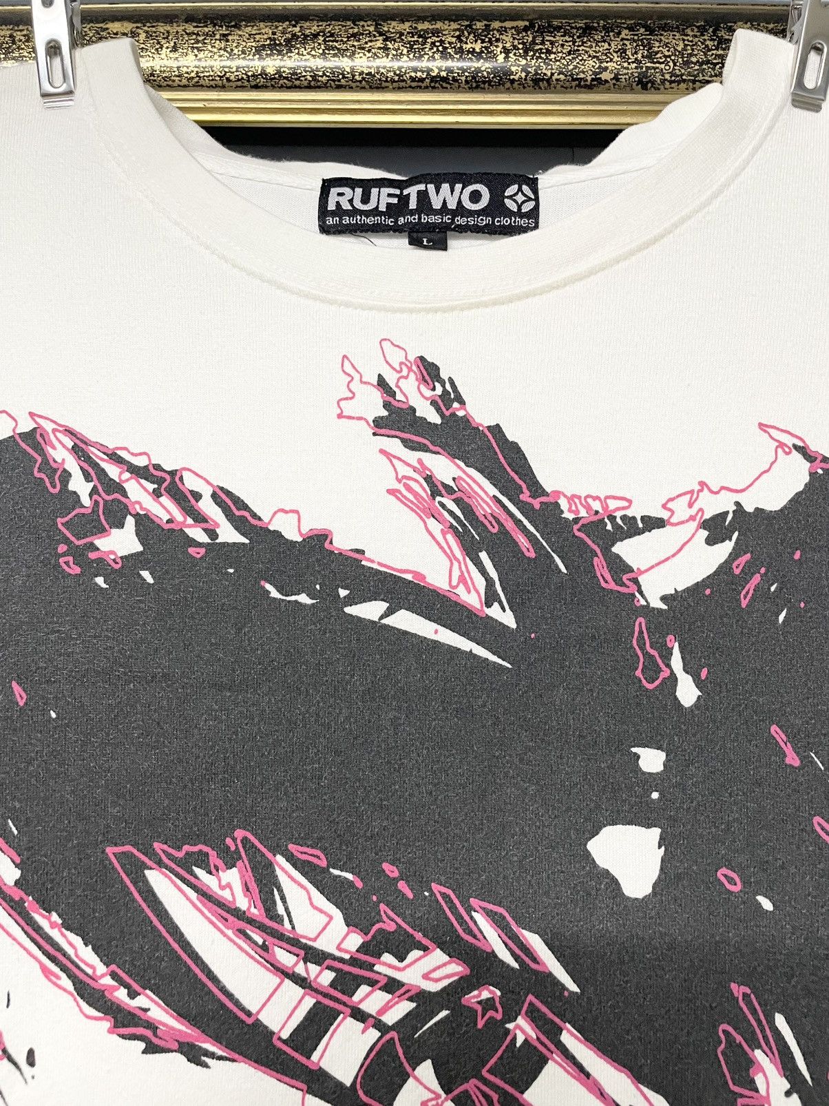 Designer Vintage 1990s Japan Designer Ruftwo Girl Valentine Pop Tee Size US M / EU 48-50 / 2 - 6 Thumbnail
