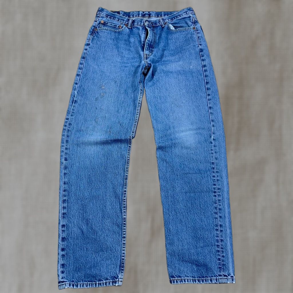 Levi's VINTAGE Levi's 550 Jeans Men 36x36 Relaxed Fit Straight Blue Denim 5-Pocket Mens Regular Size US 36 / EU 52 - 1 Thumbnail