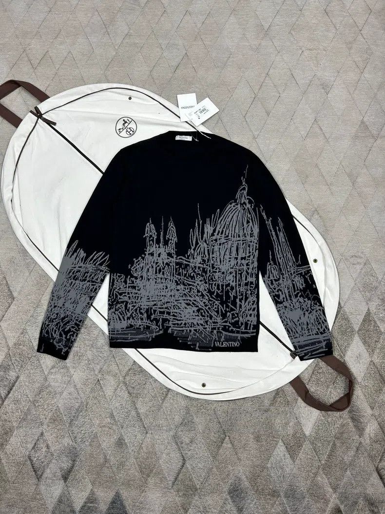 Valentino Valentino Art graffiti knitwear sweater Size US M / EU 48-50 / 2 - 1 Thumbnail