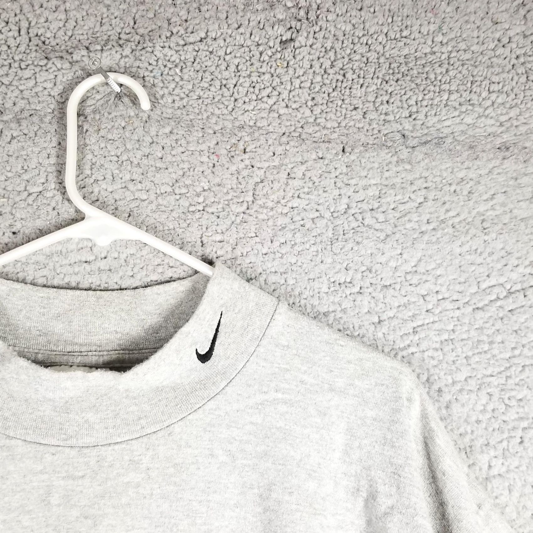 Nike Vintage Nike Shirt Mens 2XL Gray Mock Neck Long Sleeve Swoosh Made USA 90s Size US XXL / EU 58 / 5 - 3 Thumbnail