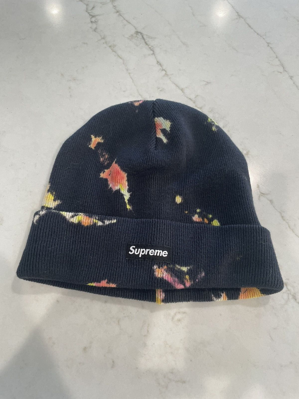 Supreme Supreme Splatter Dyed Beanie Size ONE SIZE - 1 Thumbnail