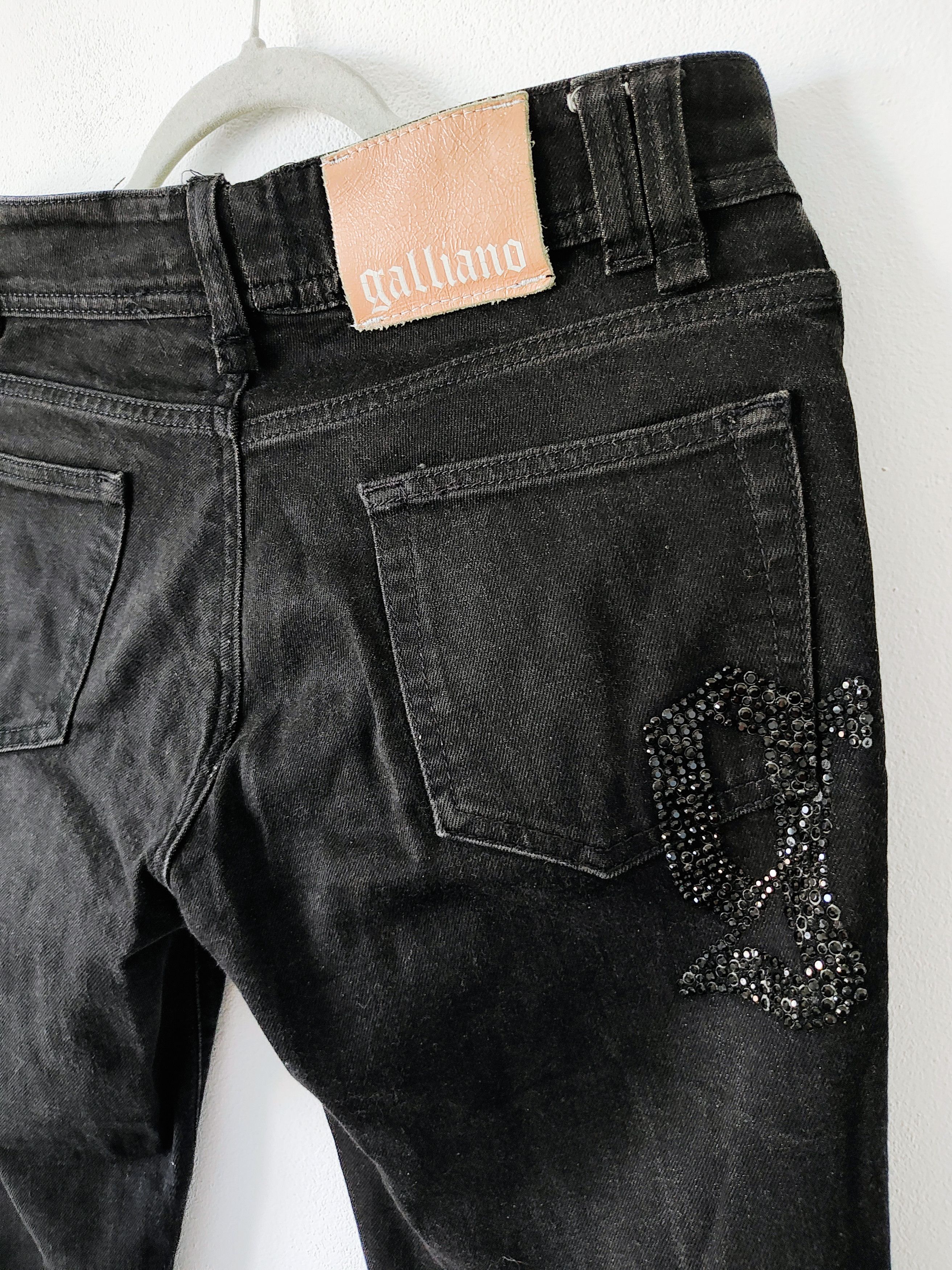 John Galliano G LOGO JEANS Size US 31 - 4 Thumbnail