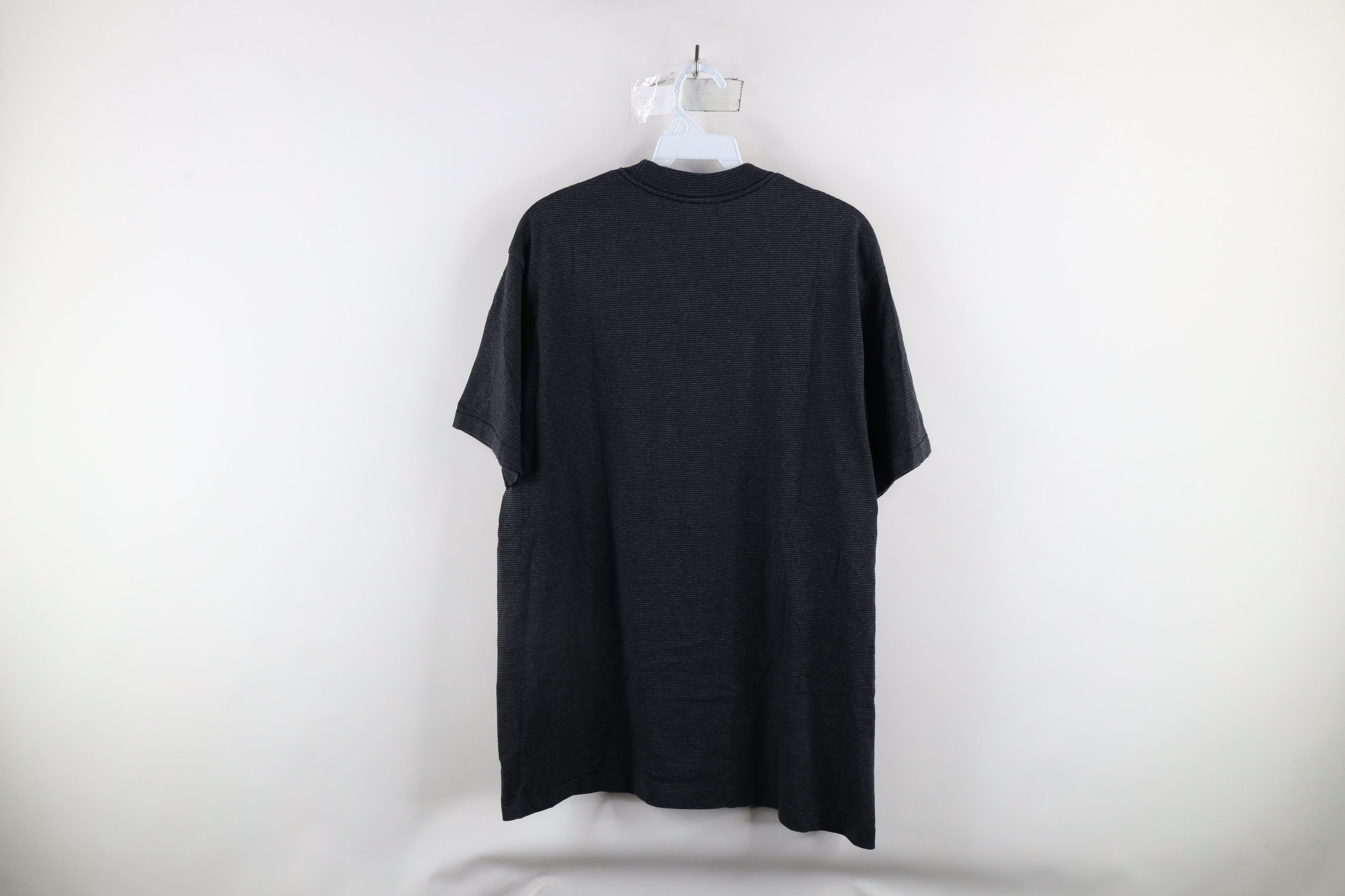 Vintage Vintage 90s Streetwear Blank Striped Short Sleeve T-Shirt Size US M / EU 48-50 / 2 - 5 Thumbnail