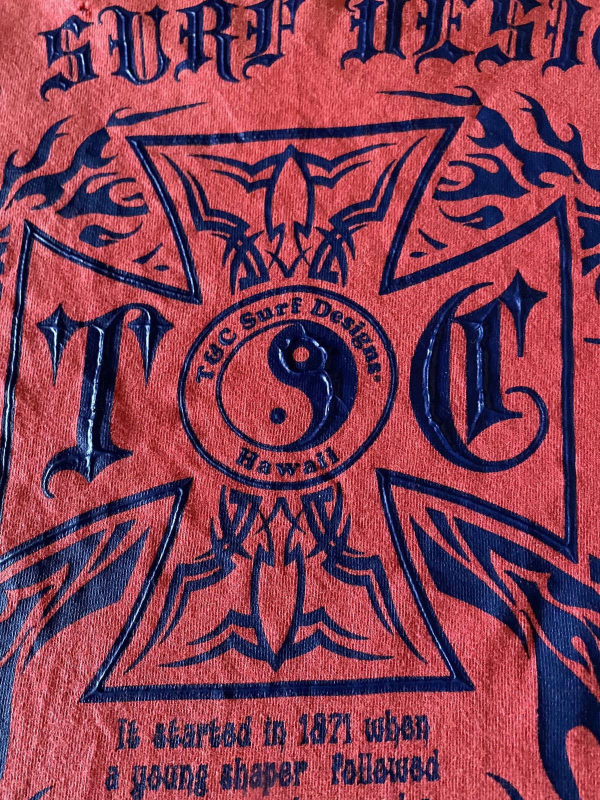 Japanese Brand × Vintage T&C Surf Design Style Cross Design Style Tee Size US M / EU 48-50 / 2 - 4 Thumbnail