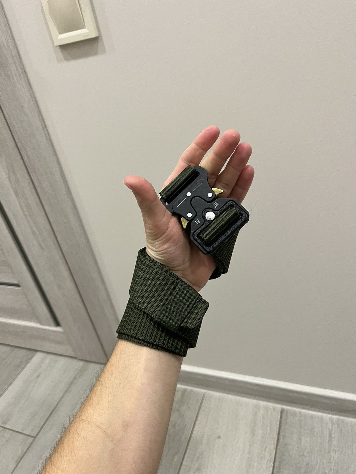 If Six Was Nine Vintage 90s Y2K Alyx Style Tactical Belt Green Buckle Size ONE SIZE - 1 Thumbnail