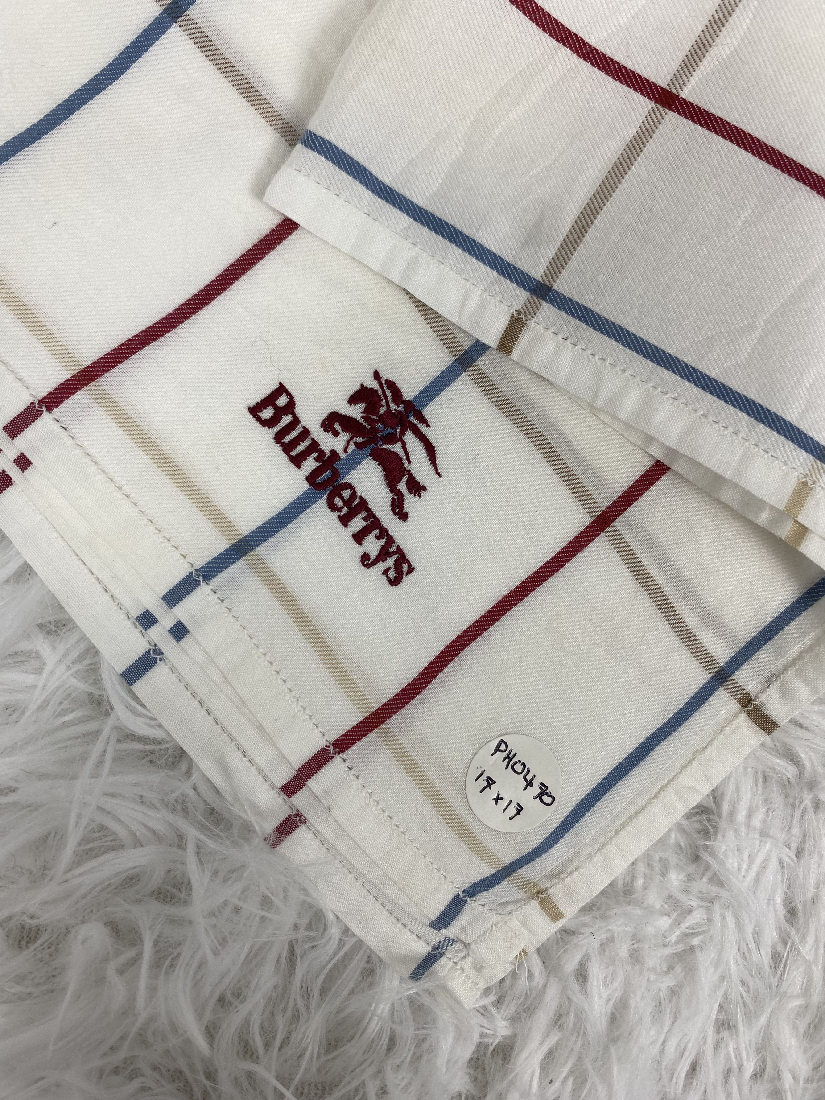 Burberry Vintage Burberry Handkerchief Neckerchief PH0470 Size ONE SIZE - 3 Thumbnail
