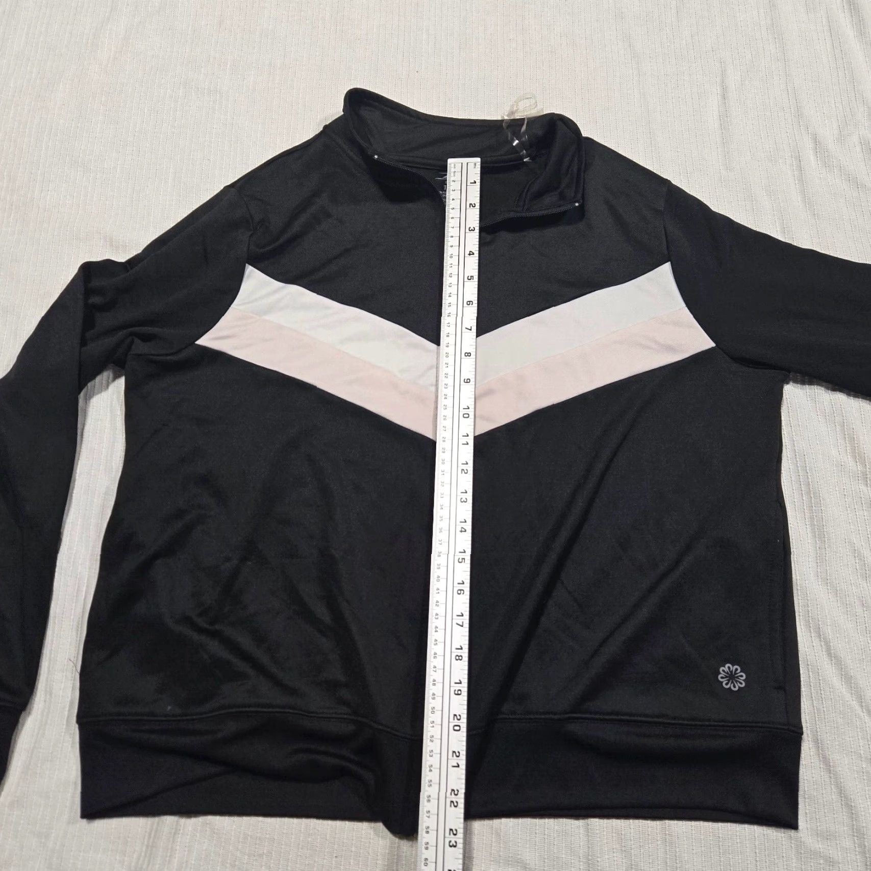 Pro Player Pro-player Jacket Shirt Large Adult Women Black Full Zip Hooded Coat 1X Plus Size Accents Zipper Long Sleeve Terry Acrylic Blend Size XL / US 12-14 / IT 48-50 - 6 Thumbnail