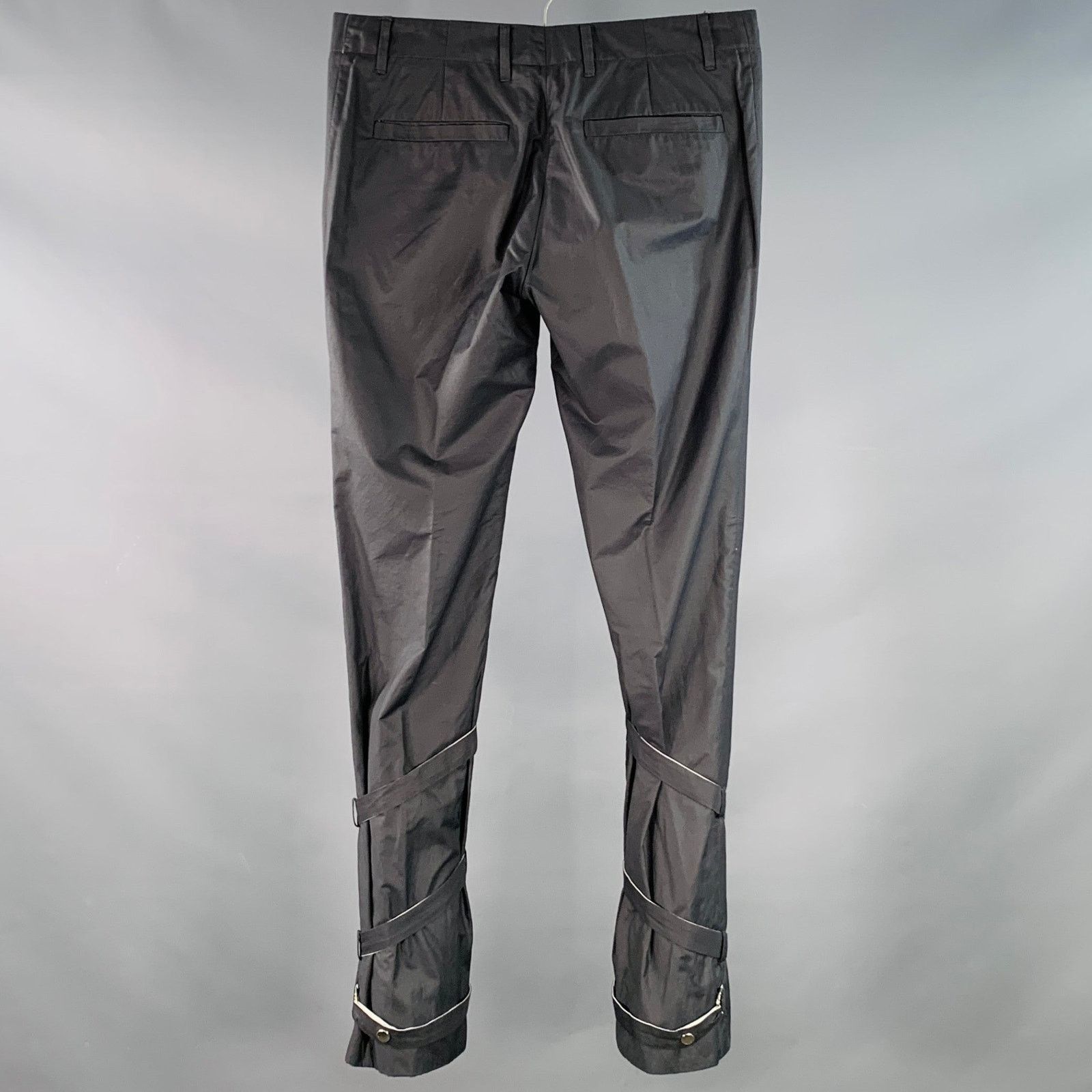 Gucci Size 30 Grey Cotton Blend Super Skinny Bondage Casual Pants Size US 30 / EU 46 - 3 Thumbnail