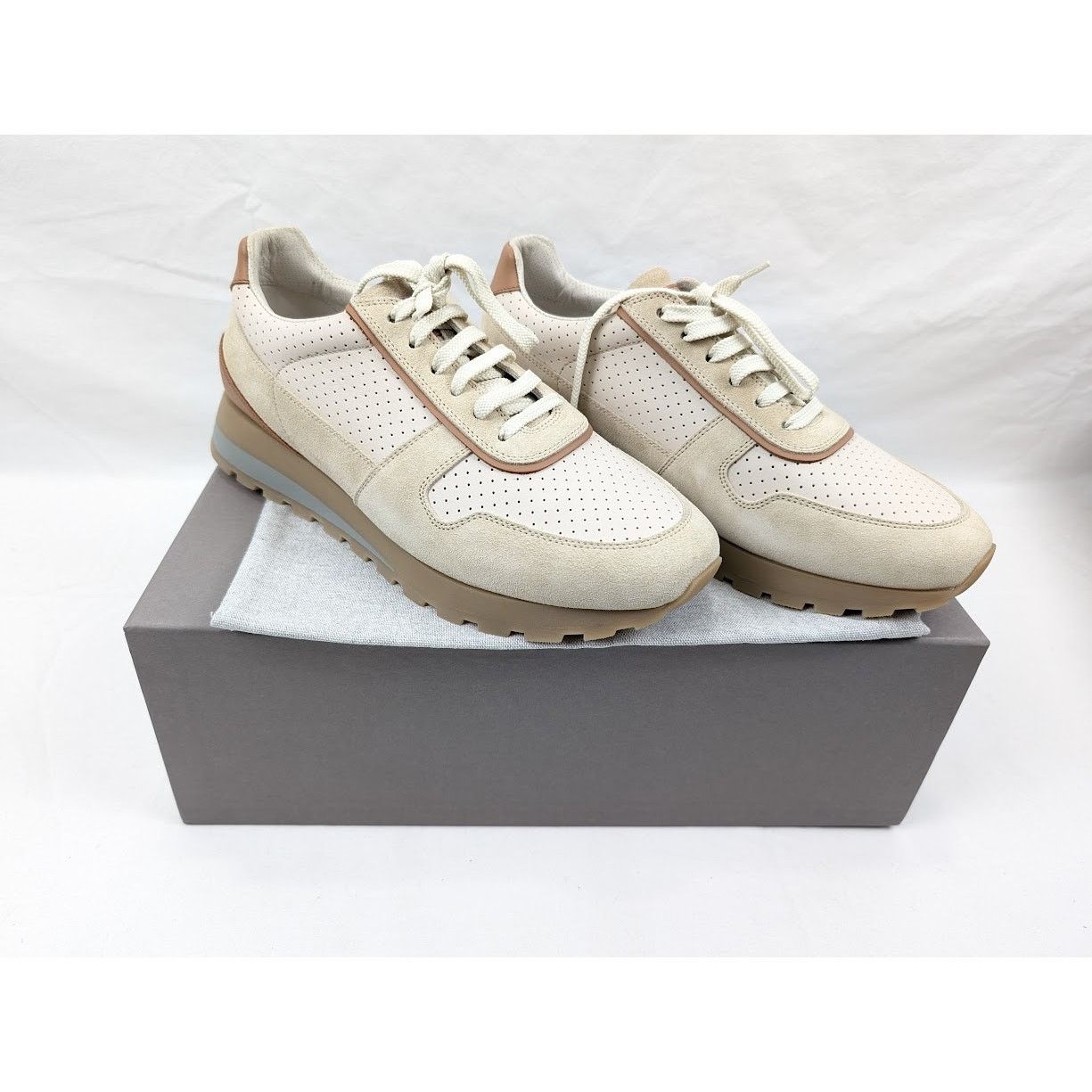 Brunello Cucinelli o1rshd1 Low-Top Sneakers in Multicolor Size US 8 / EU 41 - 19 Thumbnail