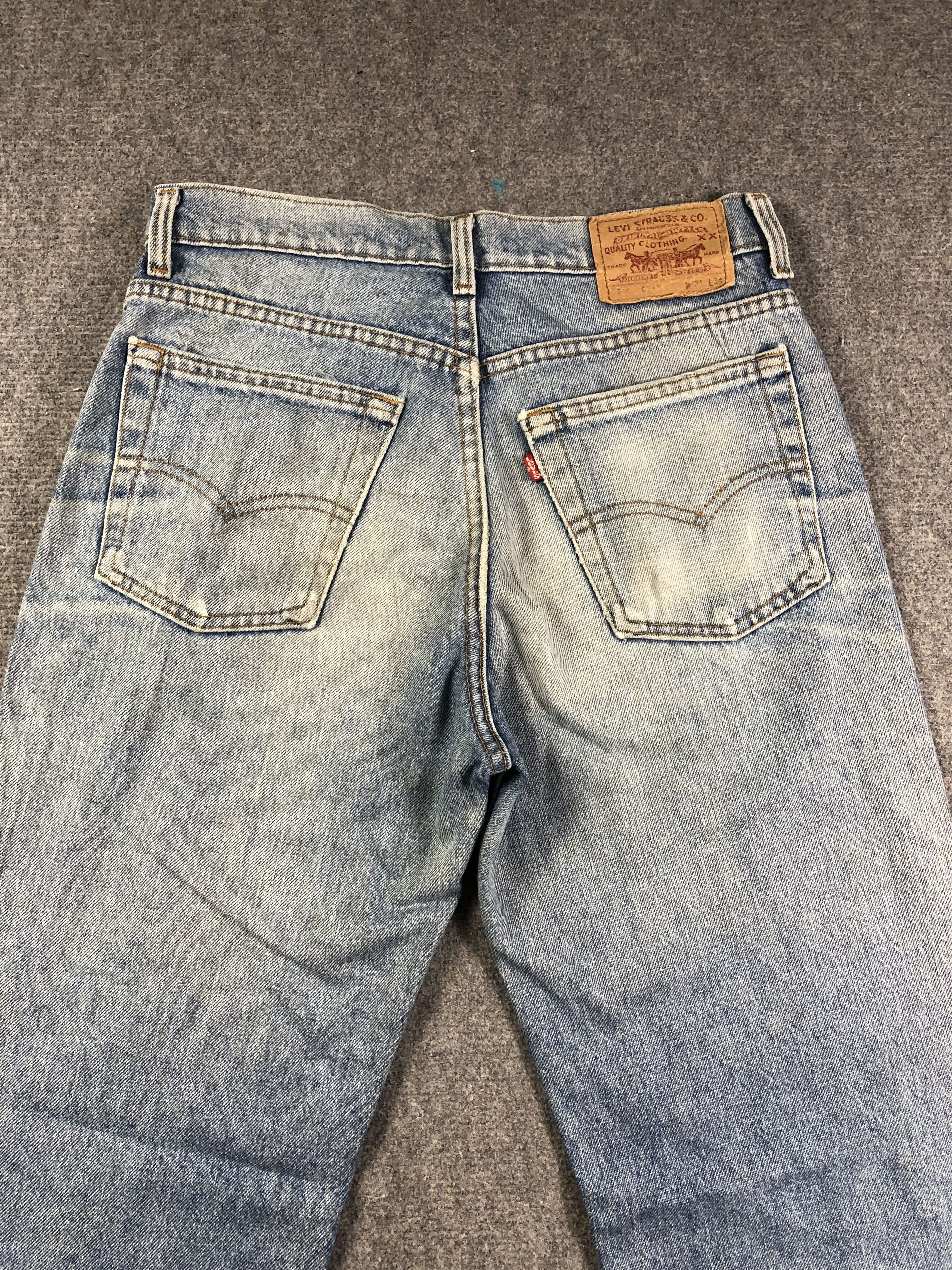 Levi's Wash Blue Levis Denim Jeans 29x31.5 Size US 29 - 8 Thumbnail