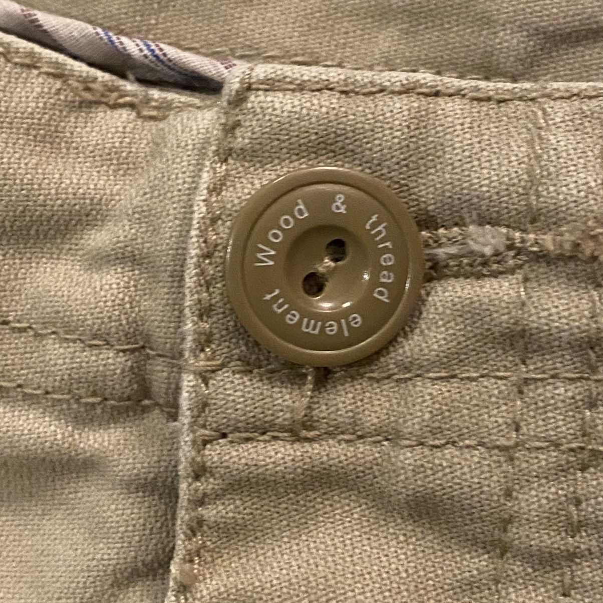 Element × JNCO × Southpole Vintage Y2K Earth Tone Tan Element Baggy Cargo Shorts 38 Size US 38 / EU 54 - 19 Thumbnail