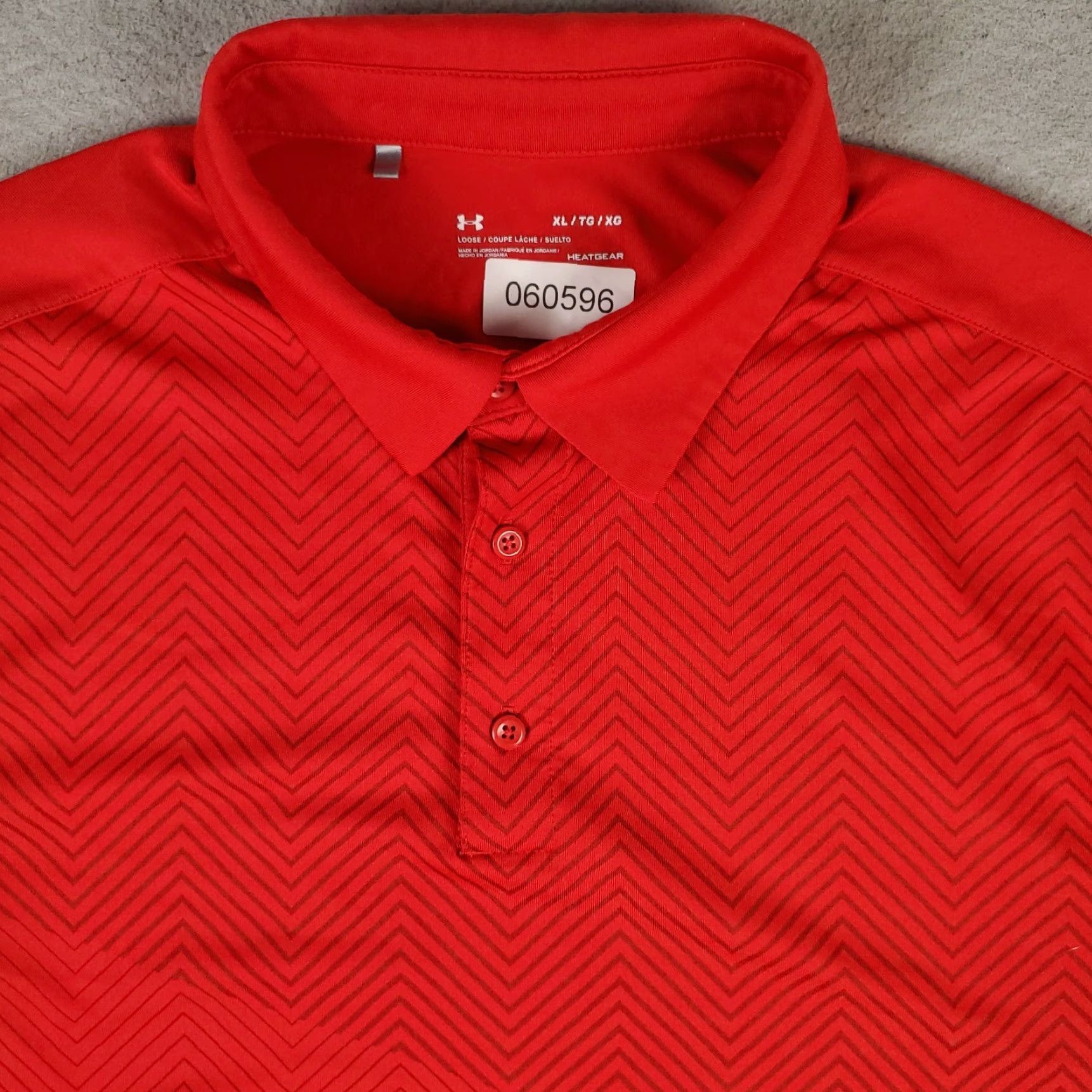 Under Armour Under Armour Polo Shirt Mens XL Red Golf Casual Short Sleeve Polo Size US XL / EU 56 / 4 - 2 Thumbnail