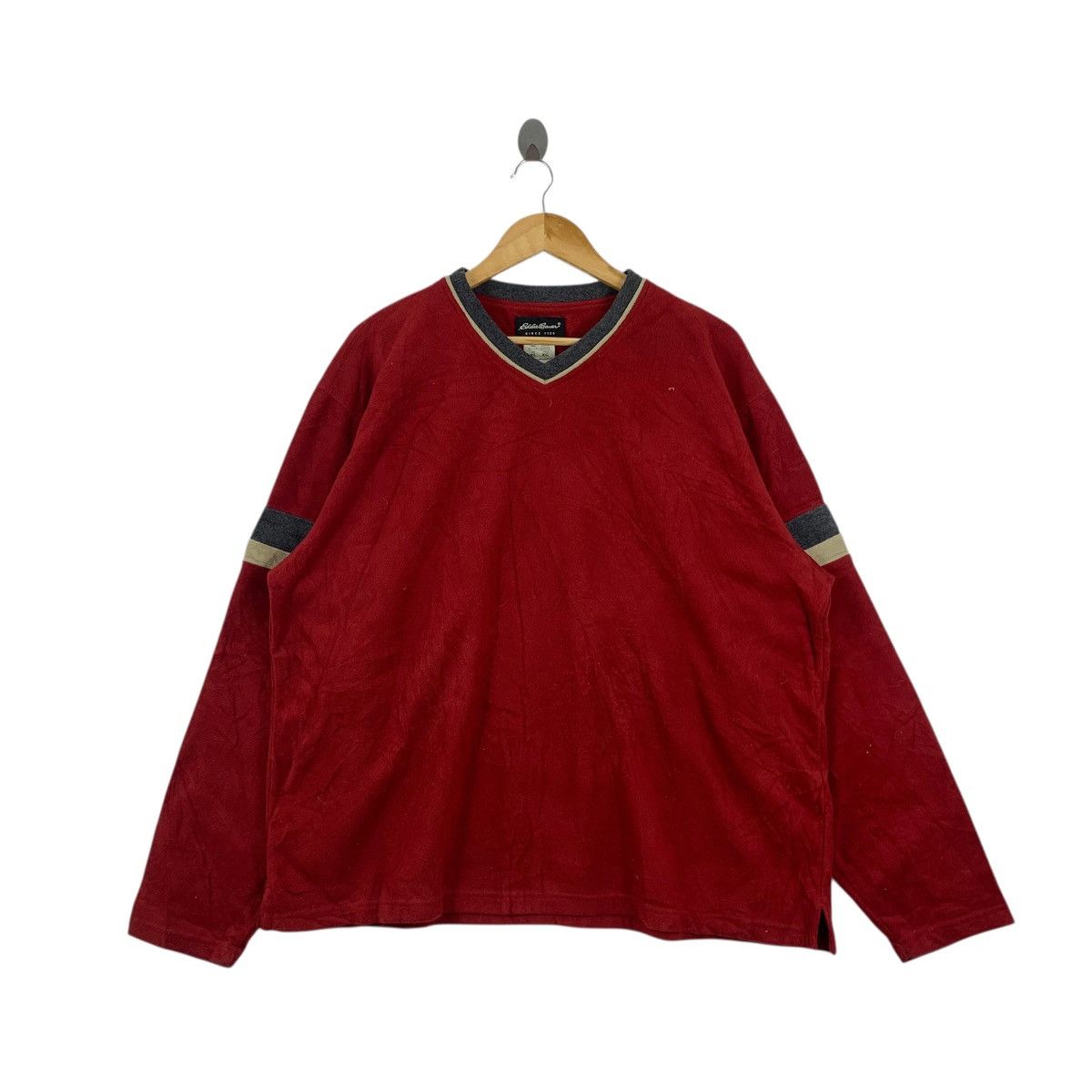 Eddie Bauer Vintage EDDIE BAUER USA Minimalist Baggy Fleece Sweater Size XL / US 12-14 / IT 48-50 - 1 Thumbnail