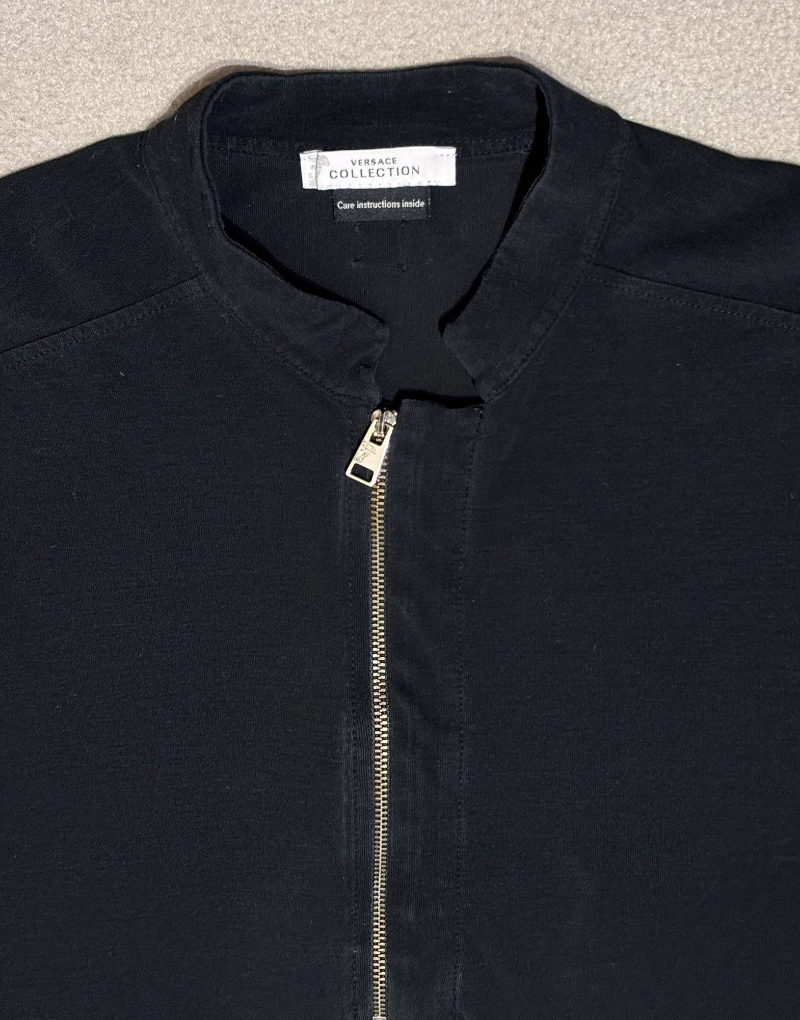 Versace Versace Collection Black T-Shirt 1/4 zip size. L Size L / US 10 / IT 46 - 12 Thumbnail