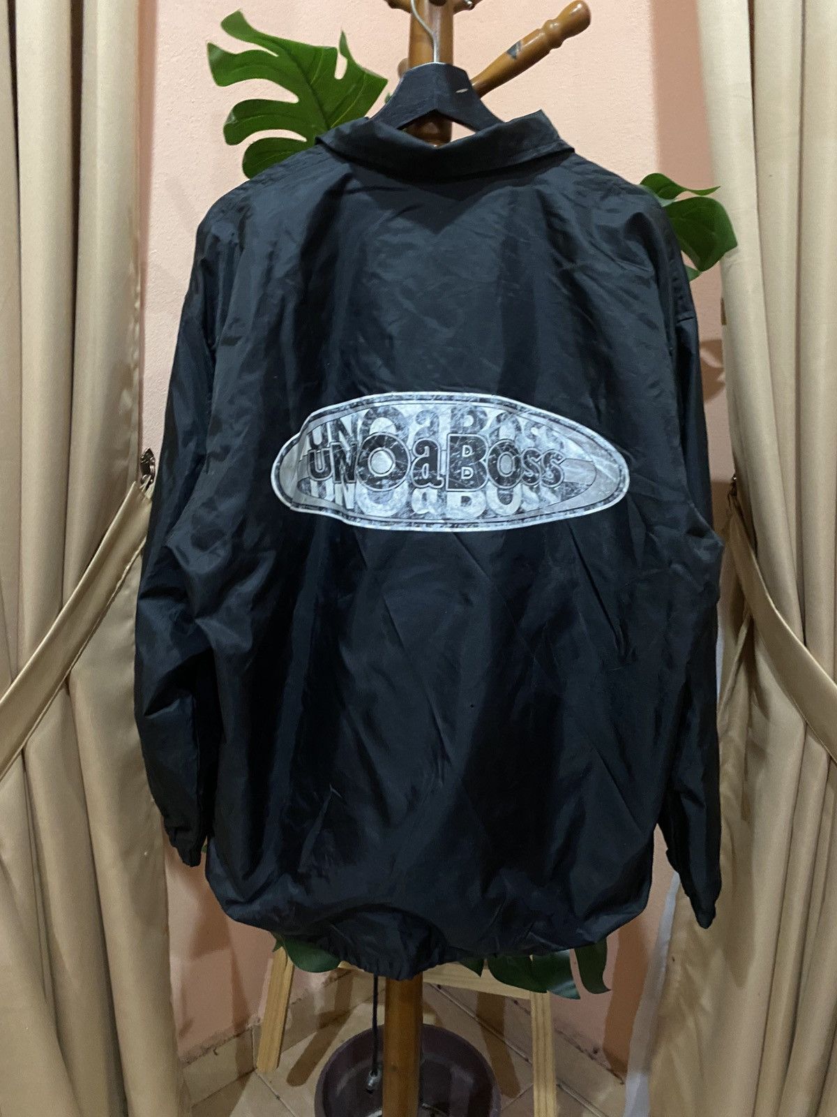 Other UNO & BOSS Black Nylon Coach Jacket – Vintage Streetwear Size US L / EU 52-54 / 3 - 5 Thumbnail