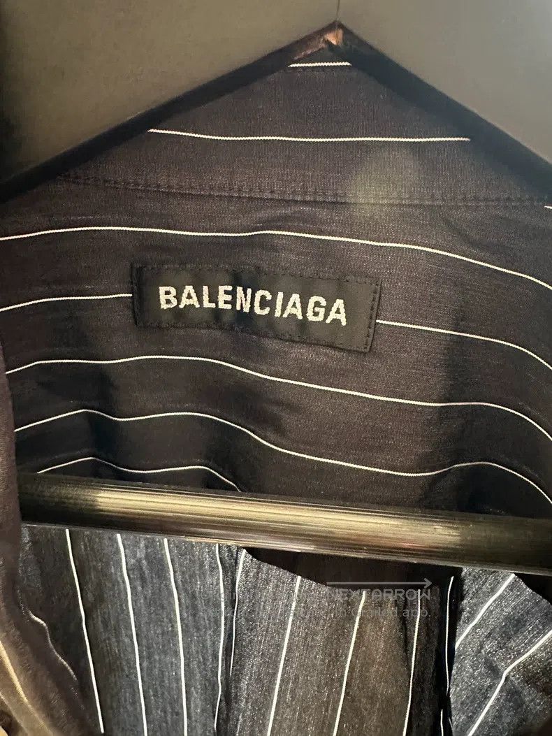 Balenciaga Balenciaga Pop-Up Full Embroidered Logo Black Long Sleeve Size US XXS / EU 40 - 3 Thumbnail